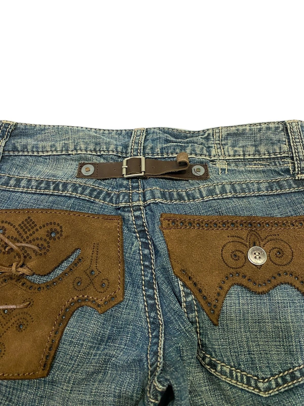 Marithe + Francois Girbaud Japanese brand X marithe francois girbaud flare cowboy jeans Size US 28 / EU 44 - 19 Thumbnail