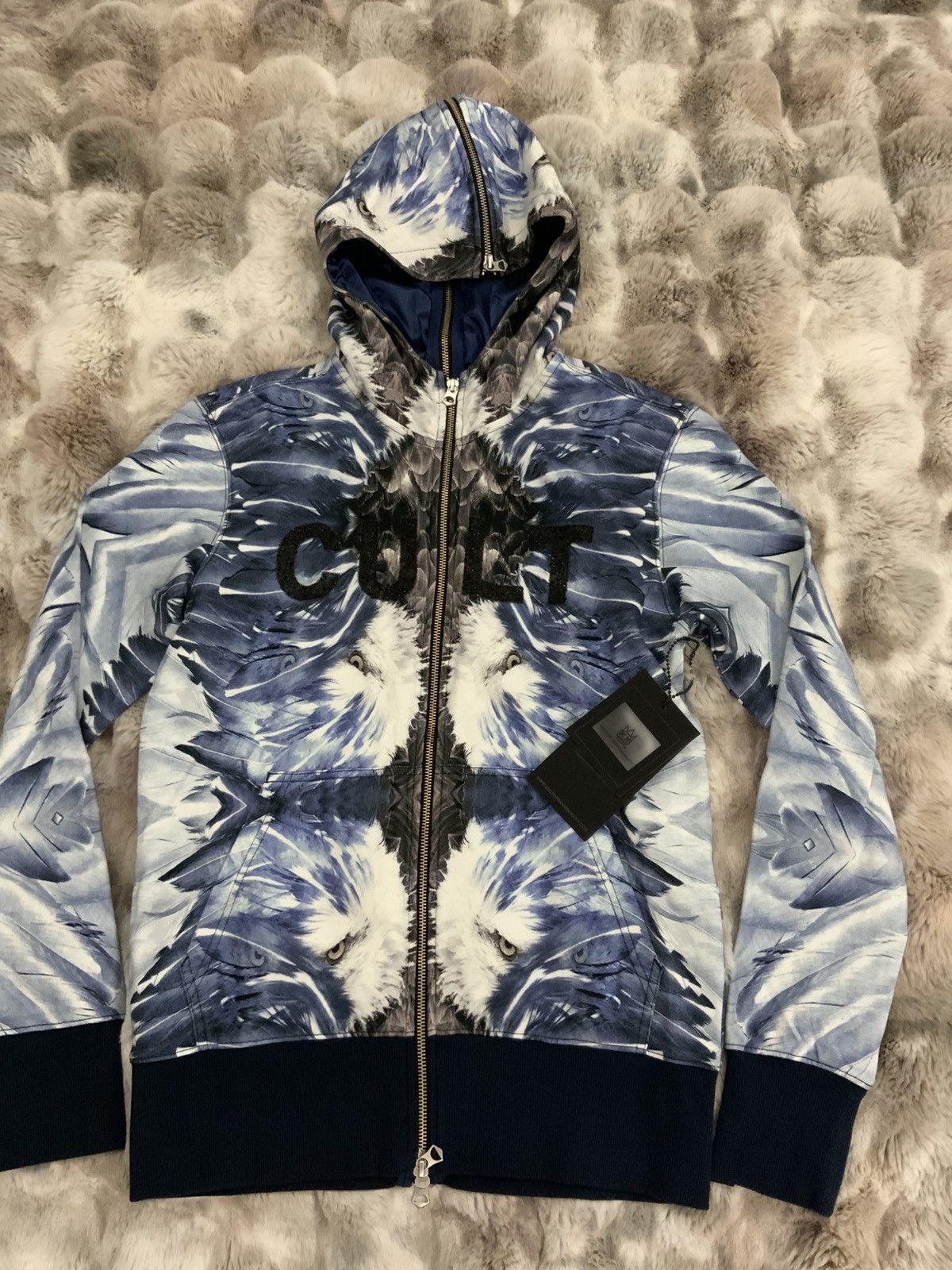 Cult Of Individuality Cult of Individuality zip hoodie rhinestone NWT Size US S / EU 44-46 / 1 - 1 Thumbnail