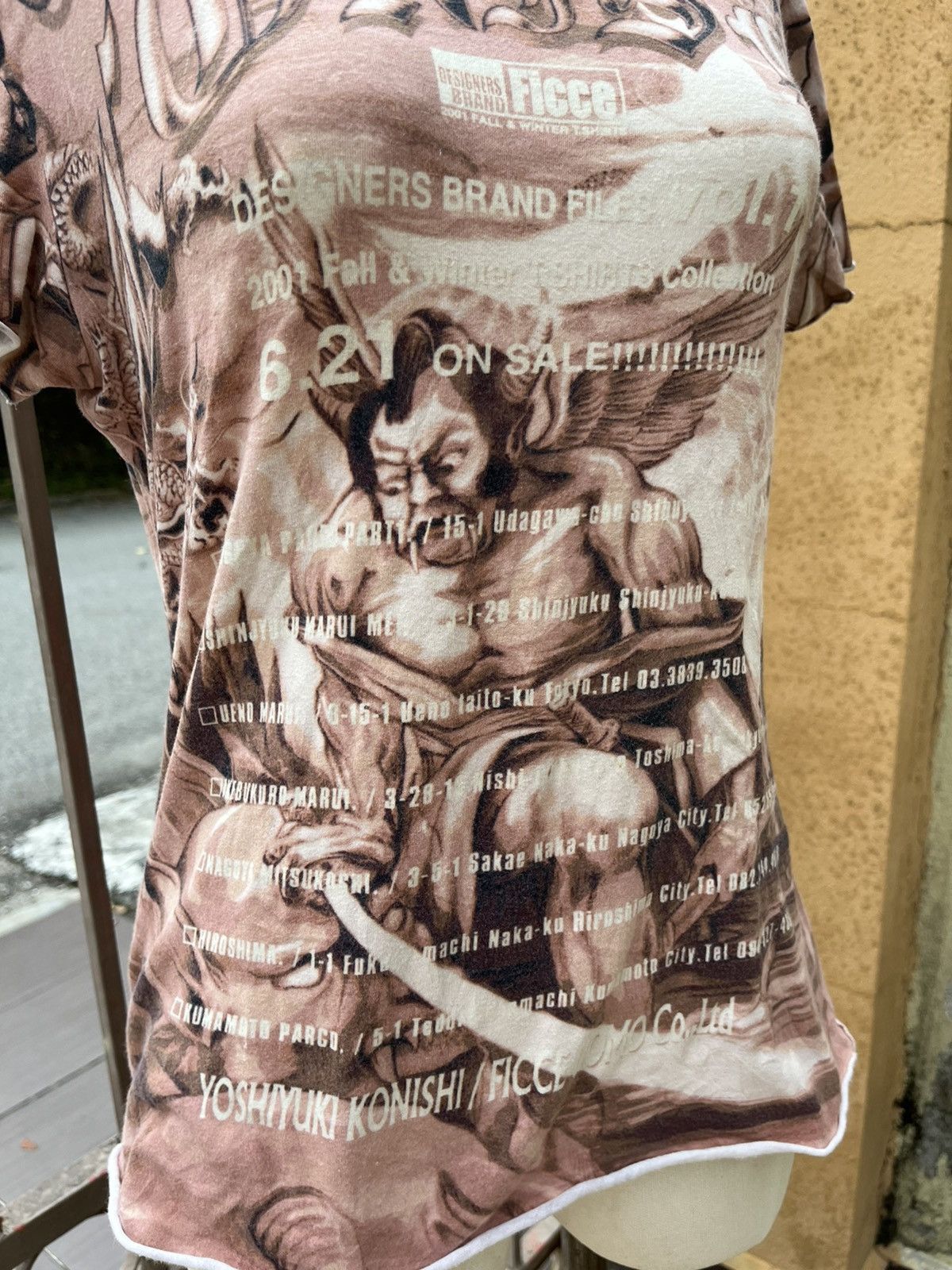 Japanese Brand × Vintage Yoshiyuki konishi / ficce 2001 fall winter tee Size M / US 6-8 / IT 42-44 - 3 Thumbnail