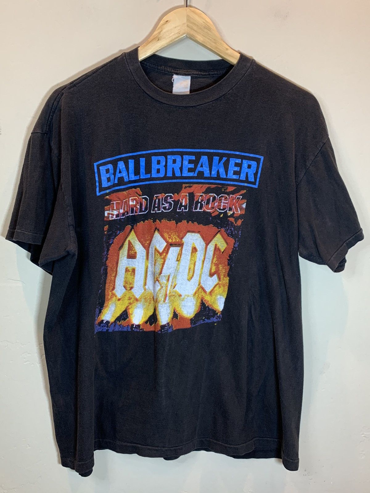 AC/DC *RARE* Vintage 1996 AC/DC Ballbreaker Harley Cali Tour Shirt Size US L / EU 52-54 / 3 - 2 Thumbnail