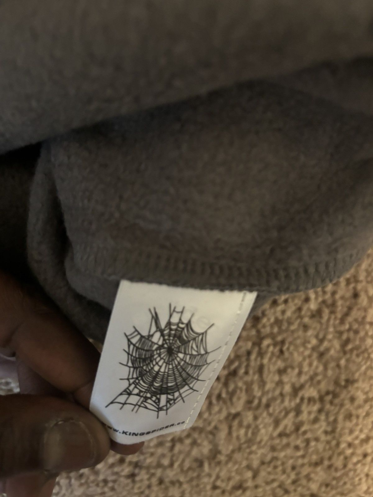 Sp5der Sp5der Punk V2 Hoodie Slate Grey AUTHENTIC New 2024 Release Size US S / EU 44-46 / 1 - 3 Thumbnail