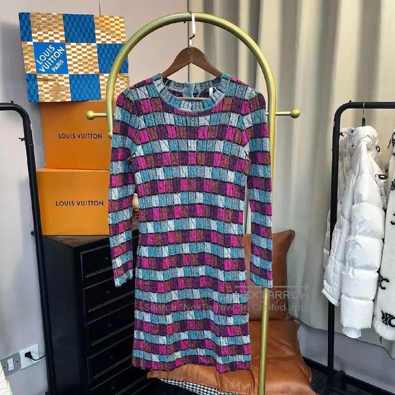 Chanel Chanel Multicolor Knit Dress for Women . Size M / US 6-8 / IT 42-44 - 1 Thumbnail