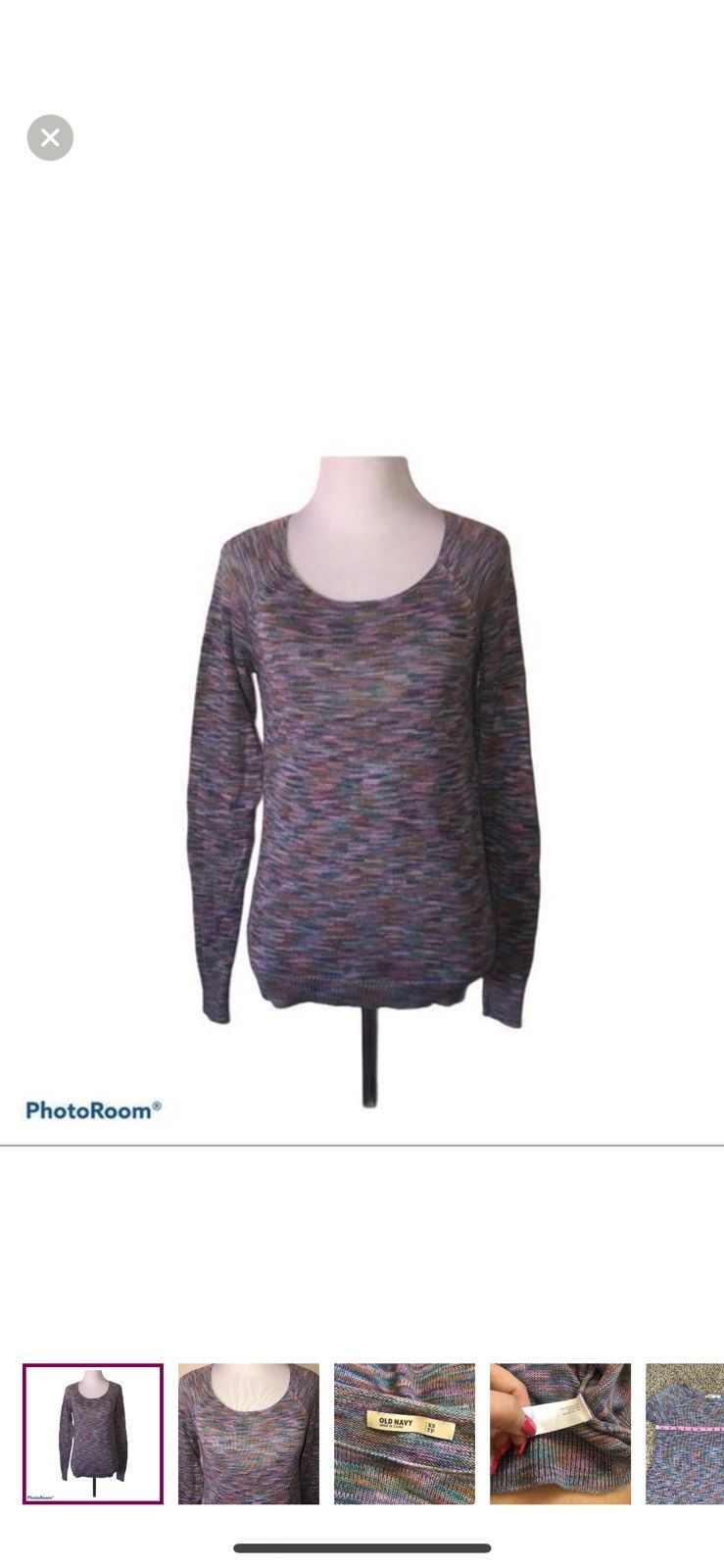 Old Navy Old navy XS rainbow heathered sweater Size XS / US 0-2 / IT 36-38 - 1 Thumbnail