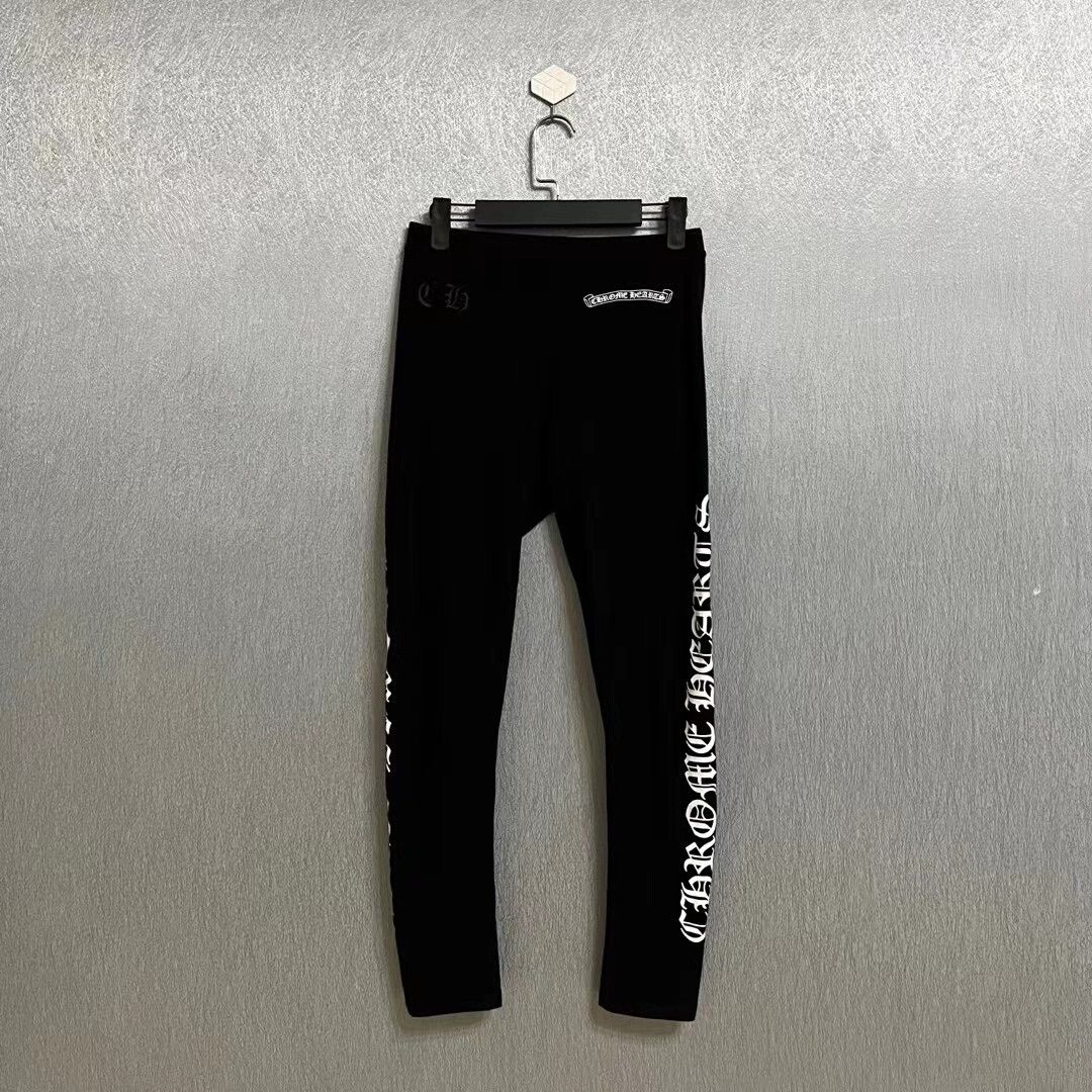 black chrome hearts women's sweatpants size M