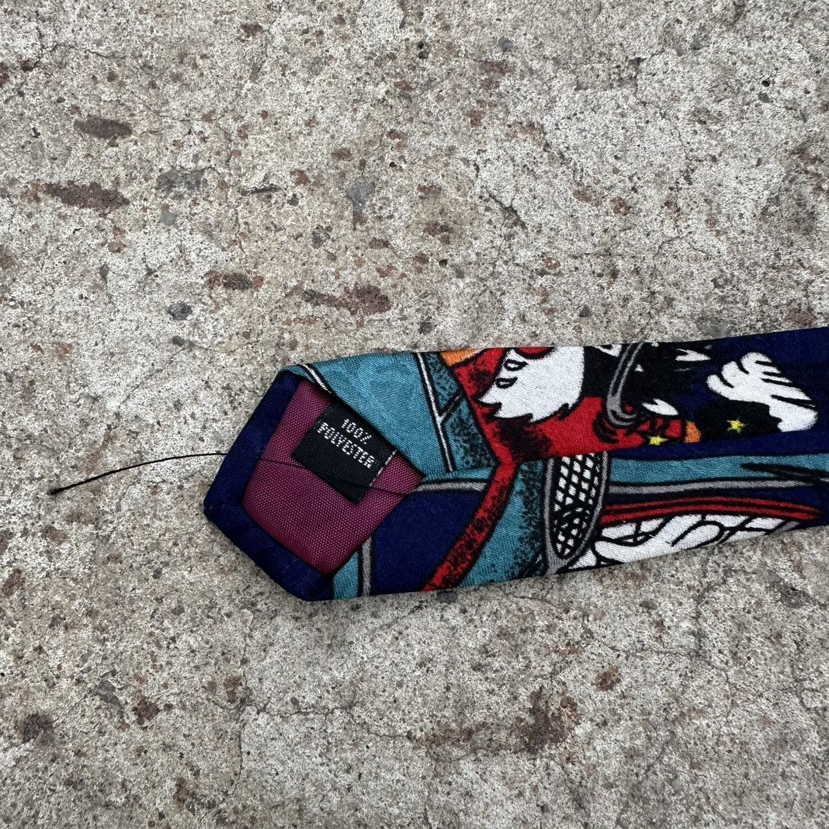 Japanese Brand Vintage Warner Bros Tie Silk Looney Tunes 1993 Y2K Old Money Size ONE SIZE - 5 Thumbnail