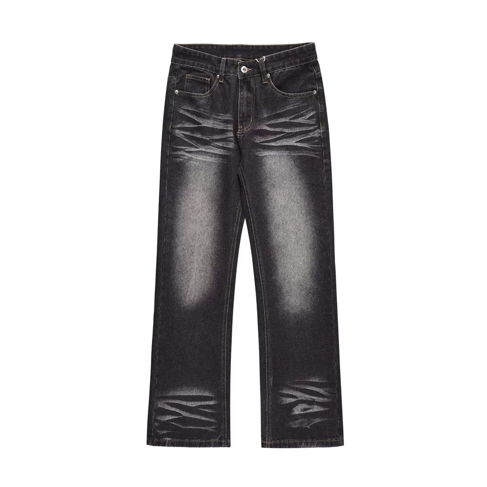 Japanese Brand Men's High-Street American Casual Washed Straight-Leg Jeans Size US 32 / EU 48 - 1 Thumbnail