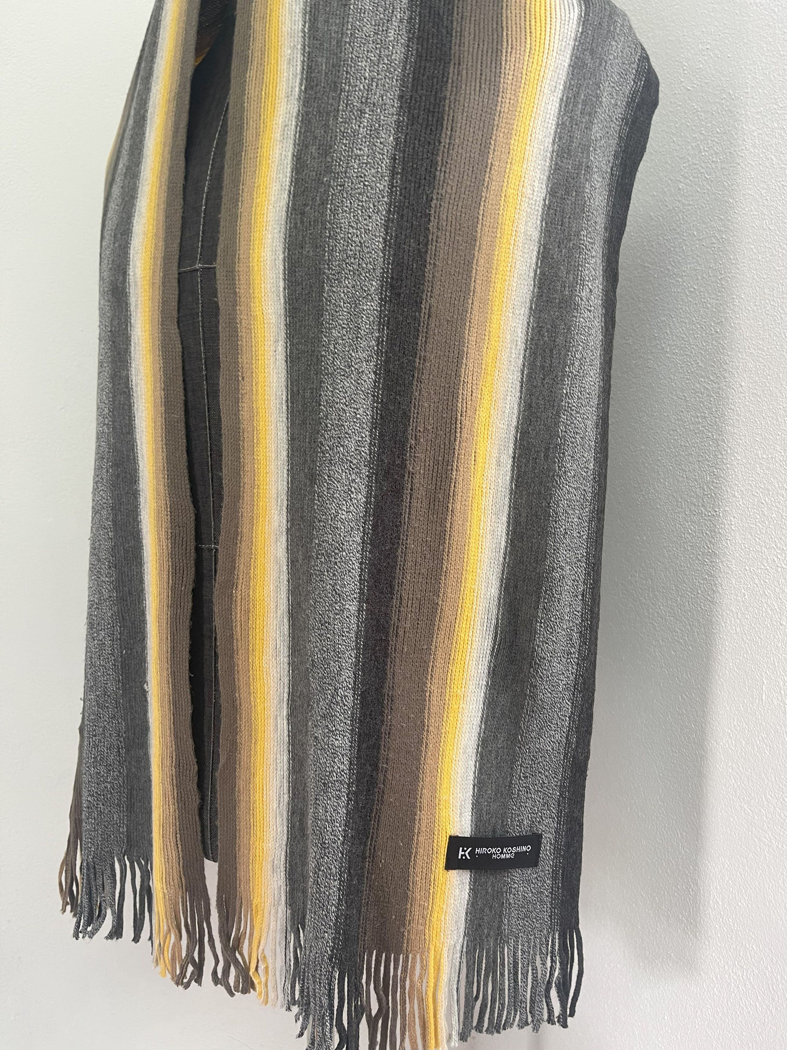 Hiroko Koshino Homme Vintage Hiroko Koshino Scarf / Muffler - 6043 Size ONE SIZE - 5 Thumbnail
