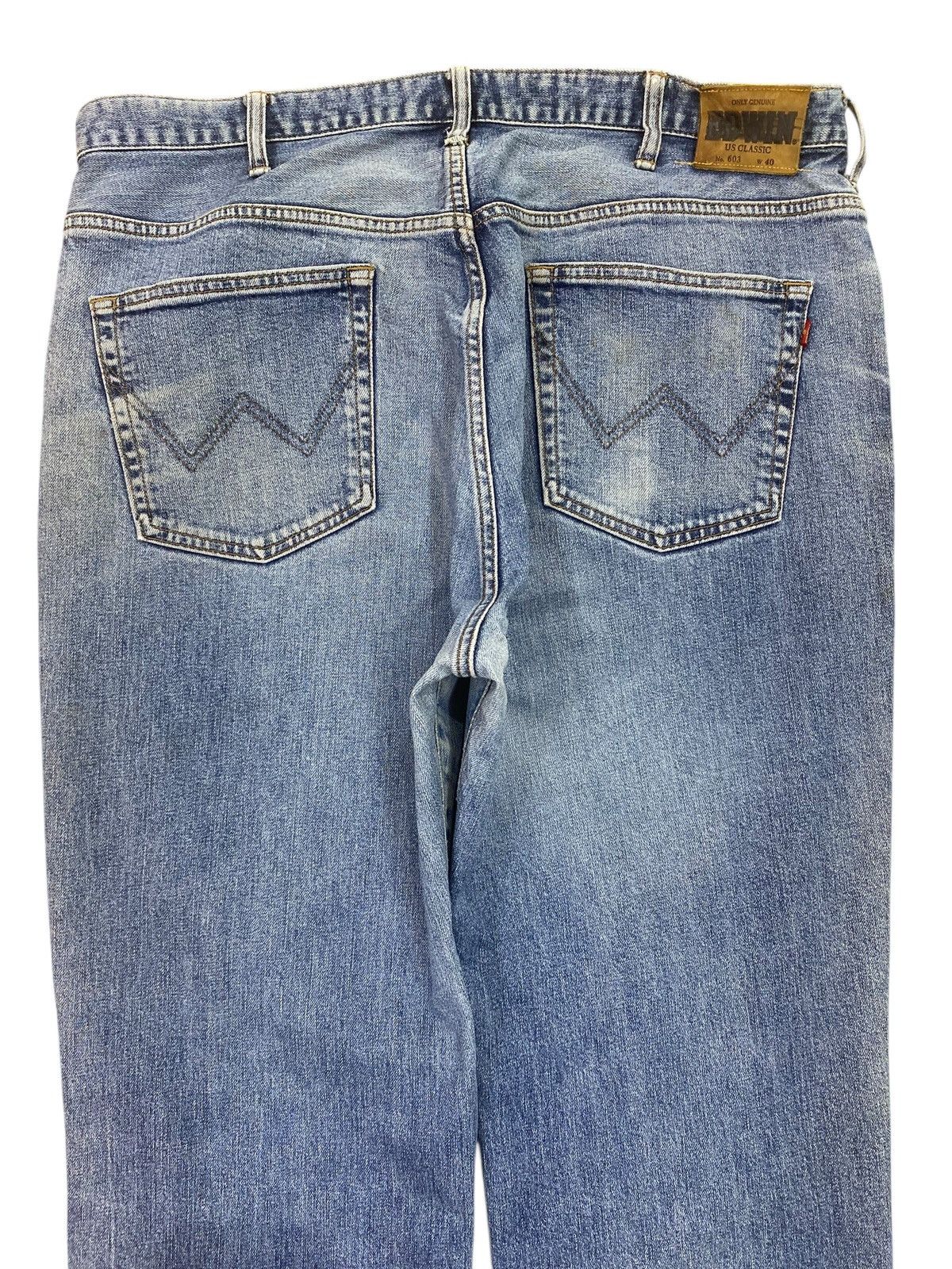 Edwin Edwin Whiskers Faded Wash Style Loose Jeans Size US 38 / EU 54 - 4 Thumbnail