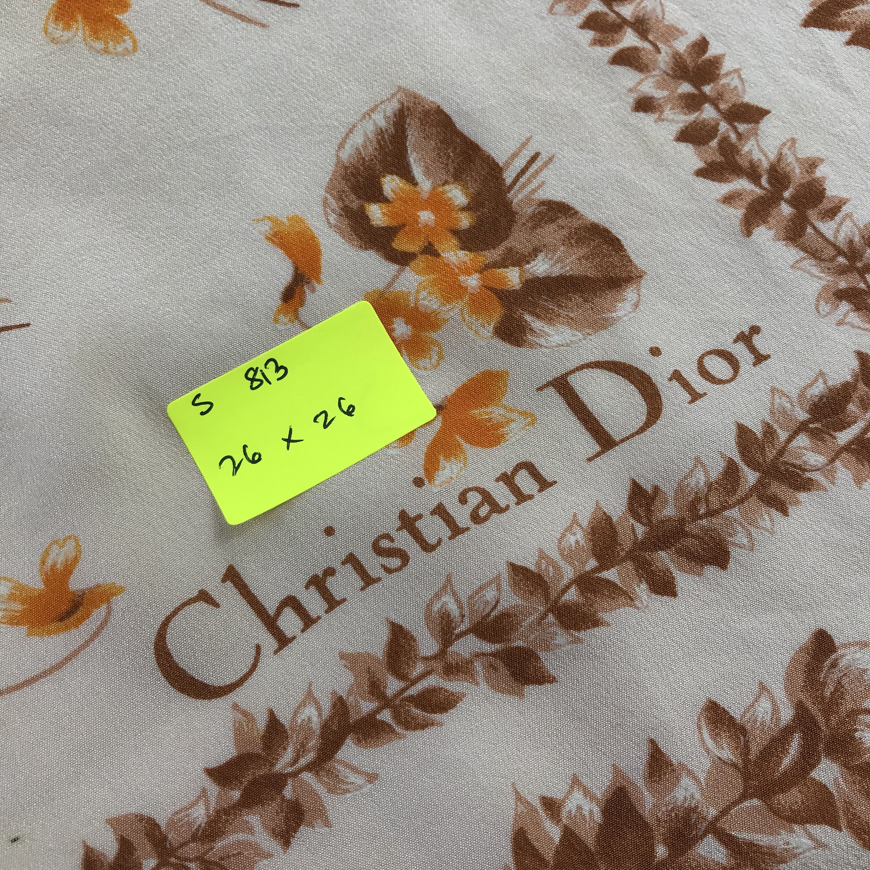 Christian Dior Monsieur × Vintage Christian Dior Bandana / Handkerchief / Neckerchief - S813 Size ONE SIZE - 5 Thumbnail
