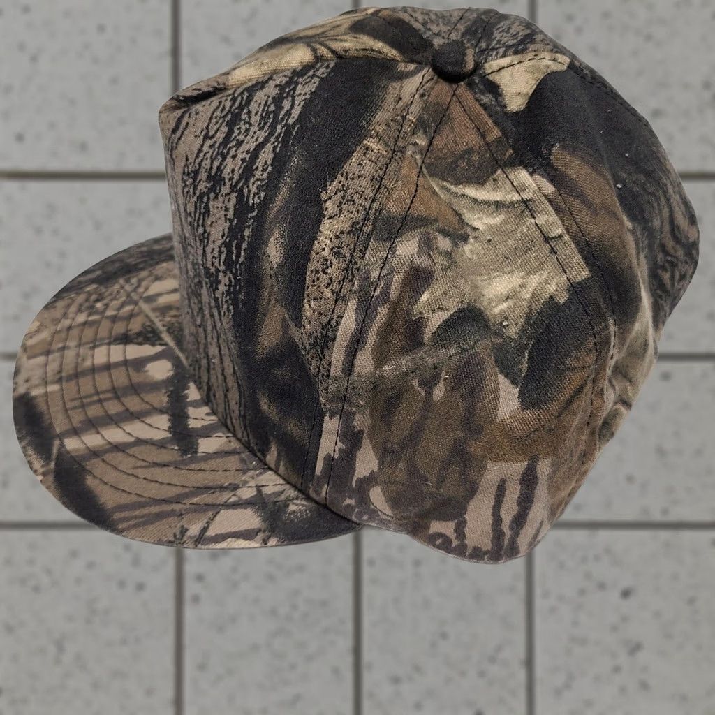 Vintage VINTAGE Cap America Camouflage Snapback Adjustable Brown USA Made Hat Cap 90's Size ONE SIZE - 1 Thumbnail