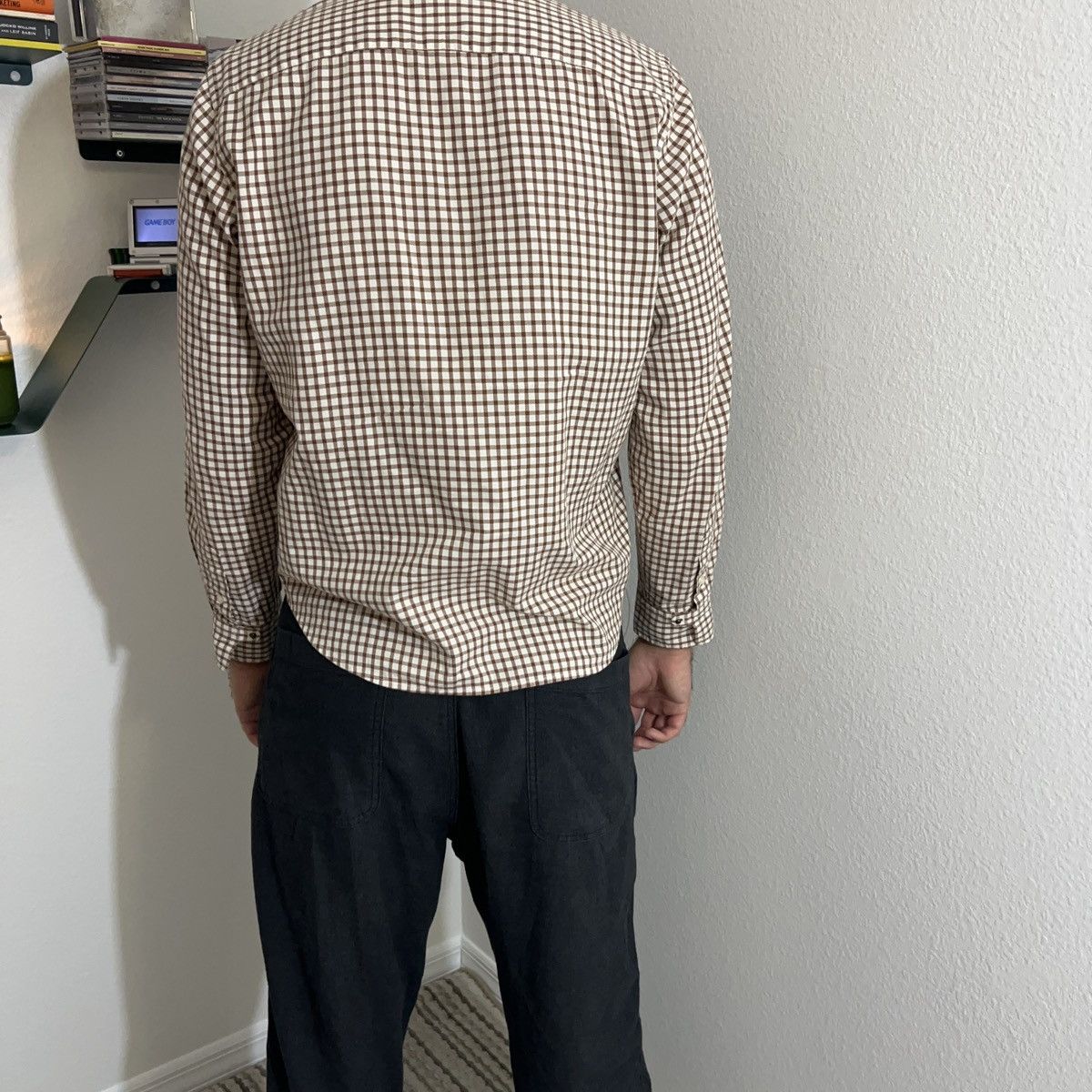 Chaps Chaps Button up in Brown and White with metal cuffs Size US L / EU 52-54 / 3 - 2 Thumbnail