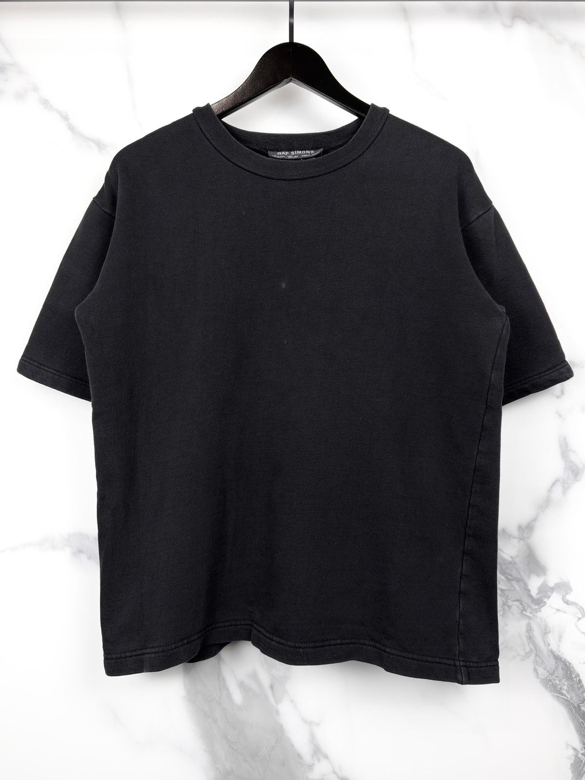 Raf Simons AW99 Raf Simons Disorder Short Sleeve Crewneck Sweatshirt Size US M / EU 48-50 / 2 - 1 Thumbnail
