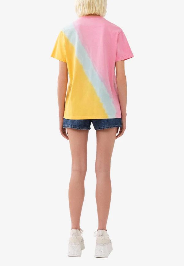 Chloe o1loc1c0625 Graphic T-Shirt in Multicolor Pink Size M / US 6-8 / IT 42-44 - 3 Thumbnail
