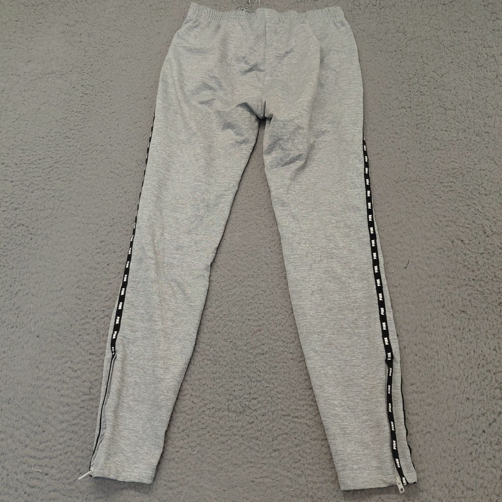 Victoria's Secret Victoria's Secret Joggers Women S Heather Gray Lounge Yoga Pants Zip Hems Size 28" / US 6 / IT 42 - 3 Thumbnail