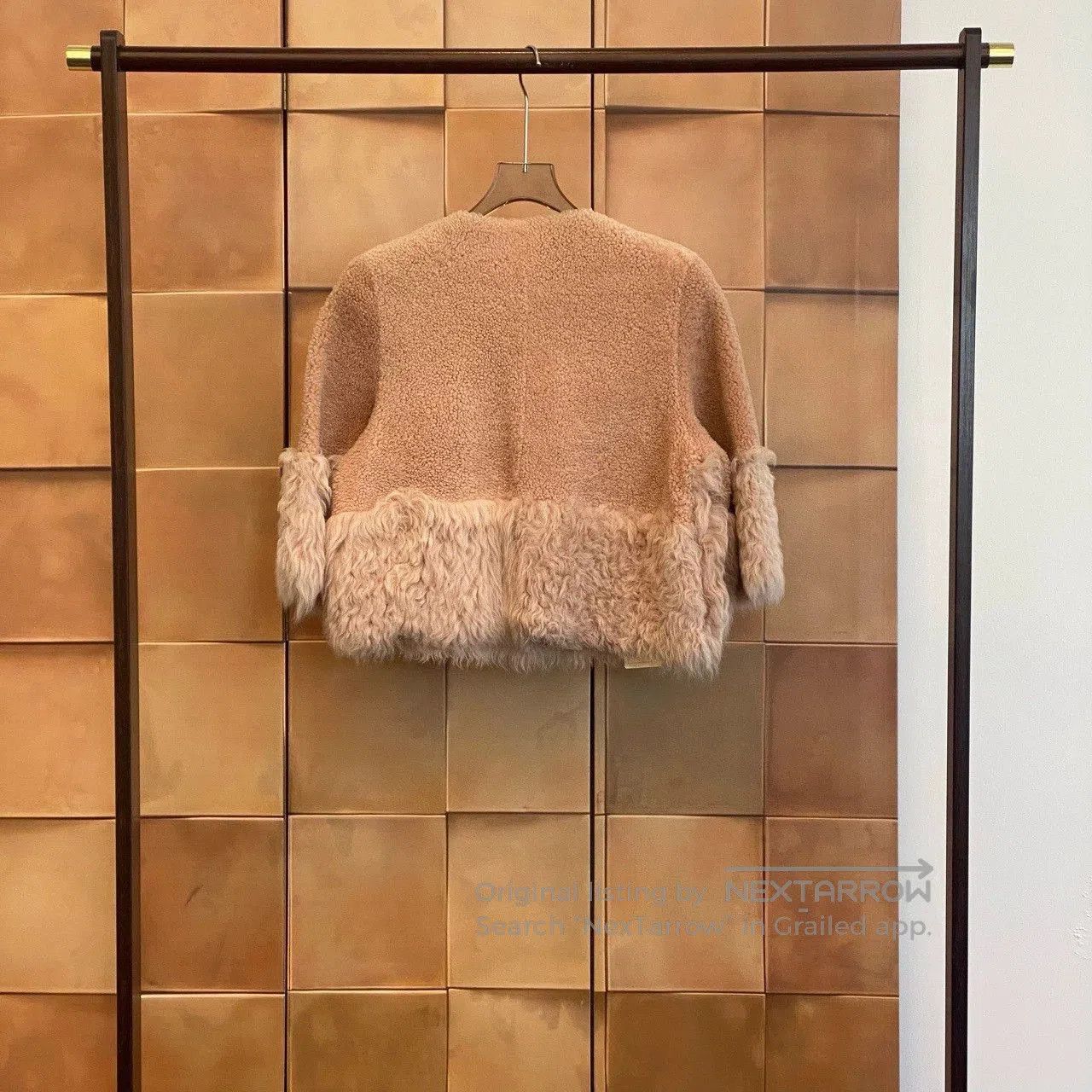 Valentino Valentino Pink Shearling Coat. Size US S / EU 44-46 / 1 - 2 Thumbnail
