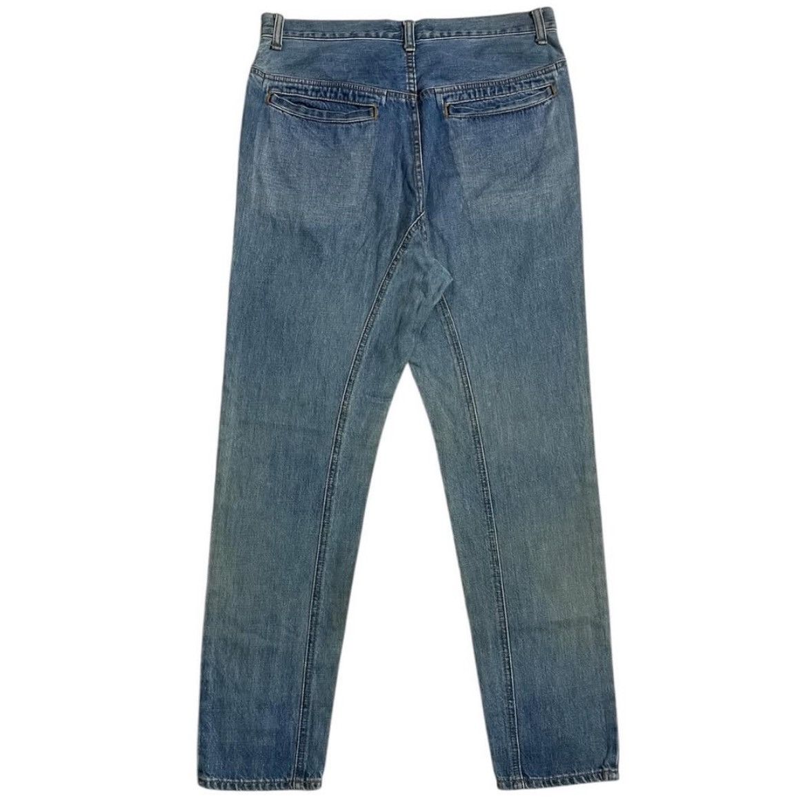 CABANE de ZUCCa 2000s Zucca Issey Miyake Indigo Dye Wash Jeans y2k style Size US 33 - 3 Thumbnail