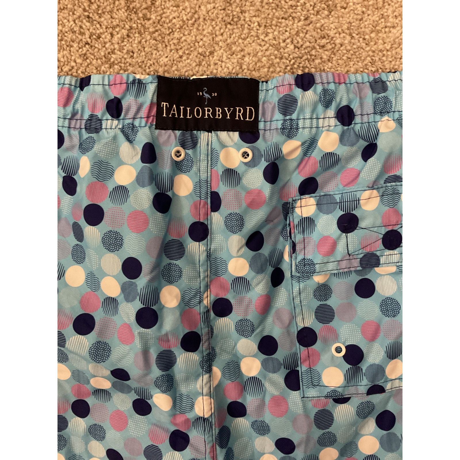 Tailorbyrd NWT TailorByrd Men's UV Protection Quick Dry Swim Trunks, XL Size US 36 / EU 52 - 6 Thumbnail
