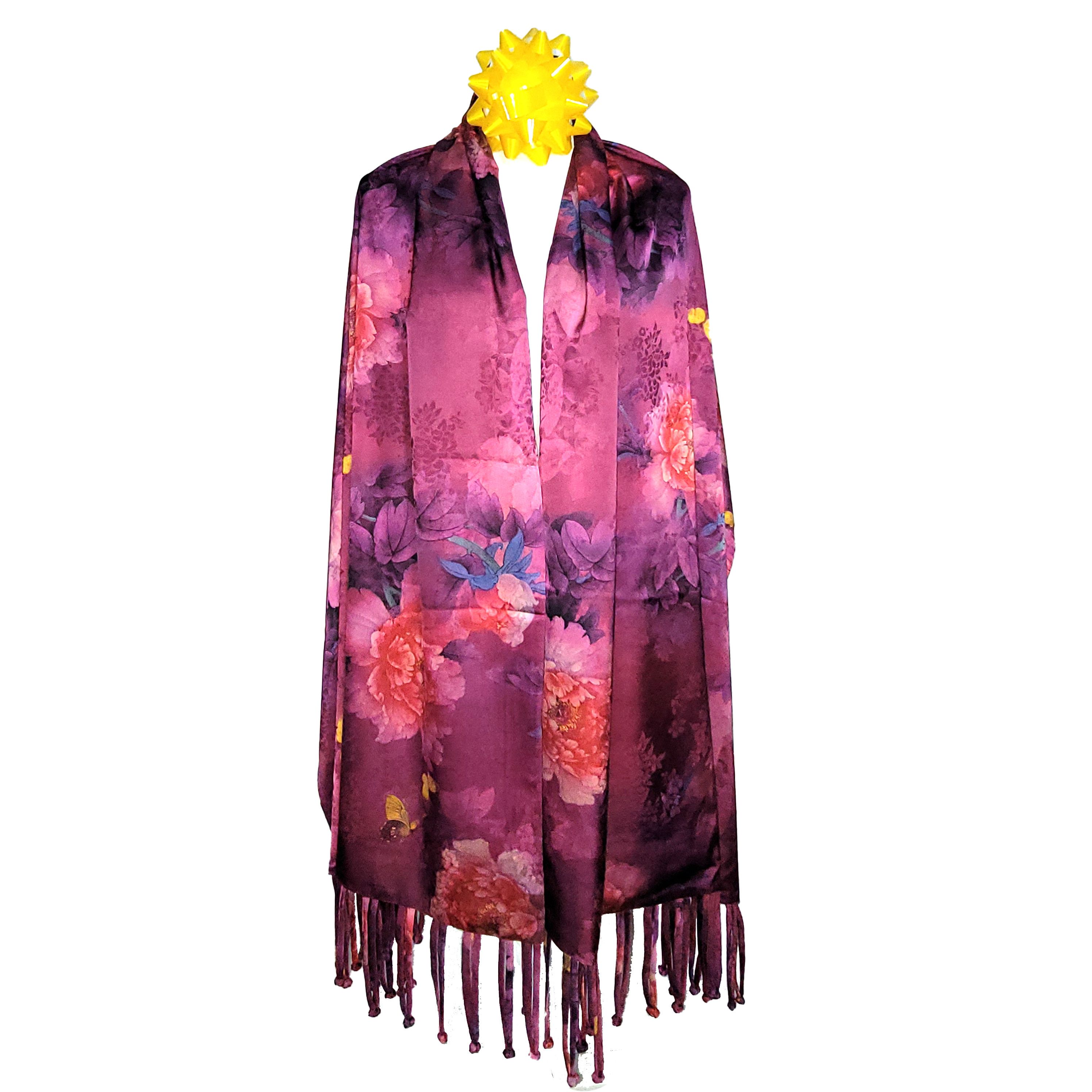 Other NWT Double-Sided Double-Layer Long Silk Scarf 27"x70" LS5950 Size ONE SIZE - 5 Thumbnail