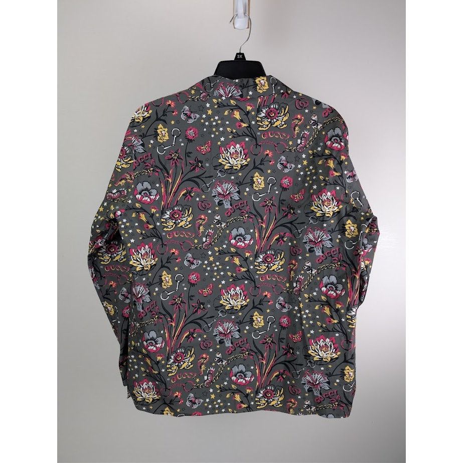 Gucci o1rshd1 Cotton Bowling Shirt in Multicolor Size US M / EU 48-50 / 2 - 9 Thumbnail