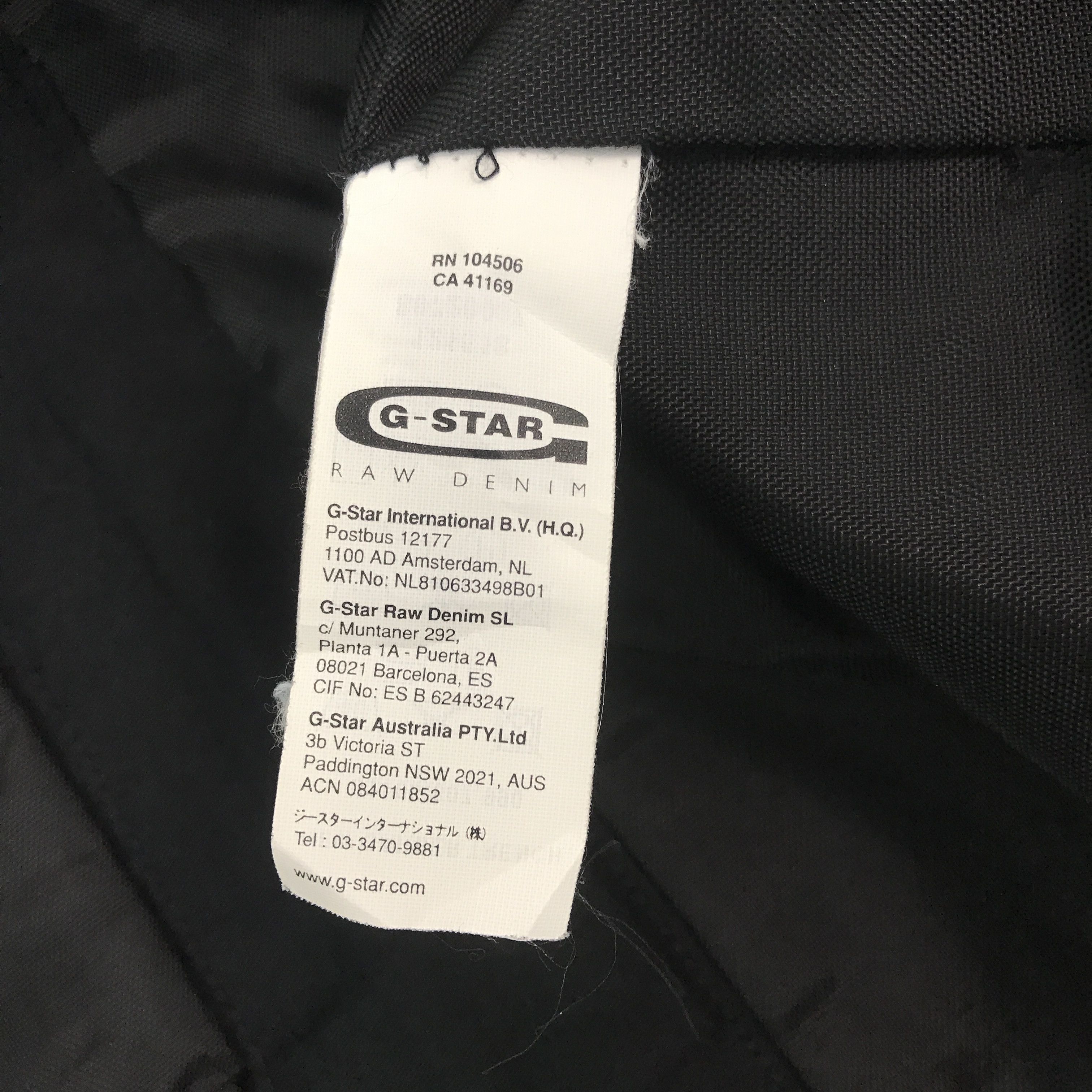 G-Star × Vintage G-star Raw japan Style Parkas Black button Denim Jacket Size US M / EU 48-50 / 2 - 10 Thumbnail