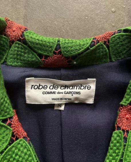 Comme des Garcons robe de chambre AD2000 Crochet Embroidered High-Waist Jacket Size US M / EU 48-50 / 2 - 7 Thumbnail