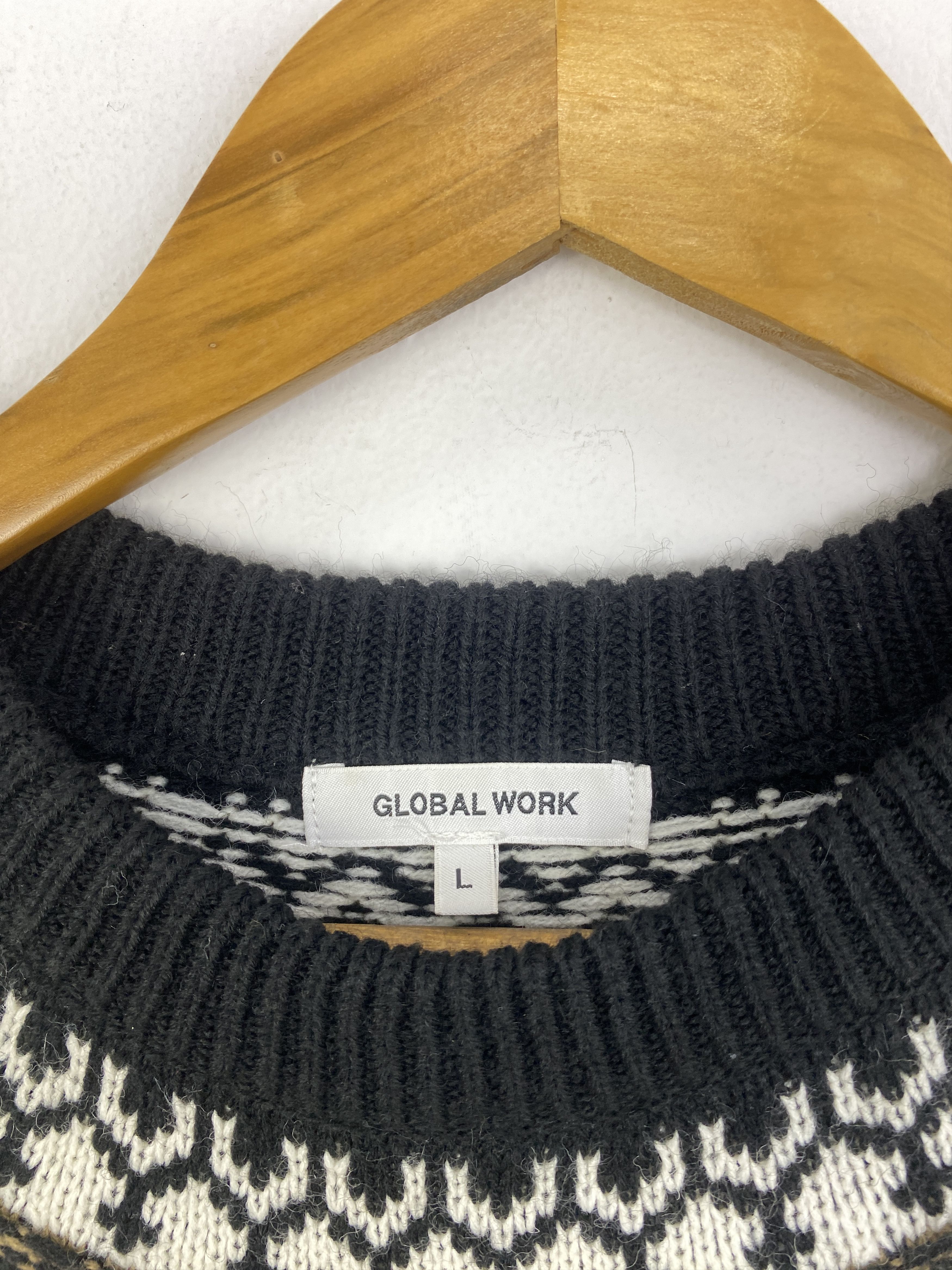 Global Work Vintage Global Work Native Knit Sweatshirt SH0054 Size US L / EU 52-54 / 3 - 6 Thumbnail