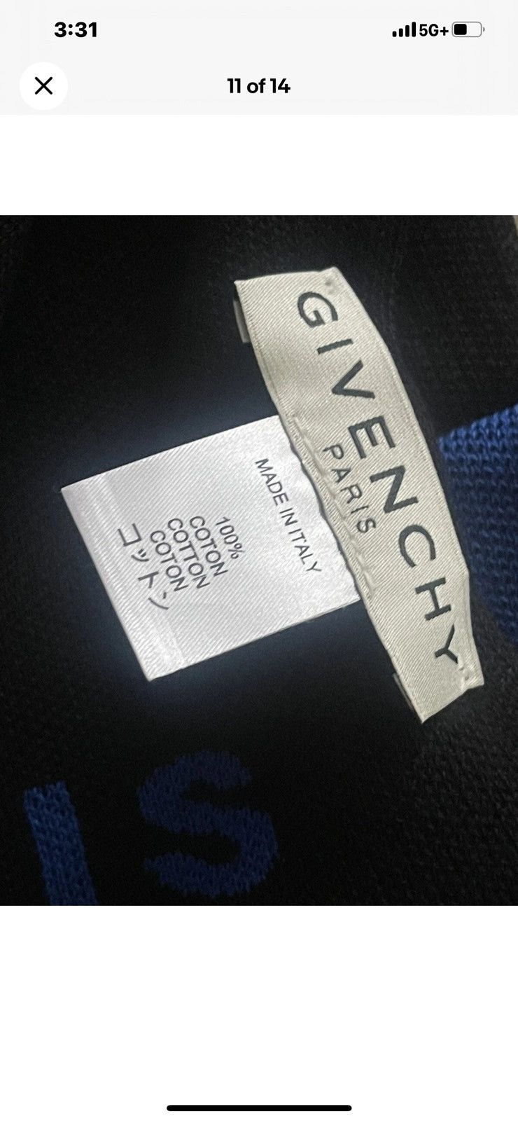 Givenchy Givenchy football scarf navy logo Paris NWT made in italy Size ONE SIZE - 6 Thumbnail
