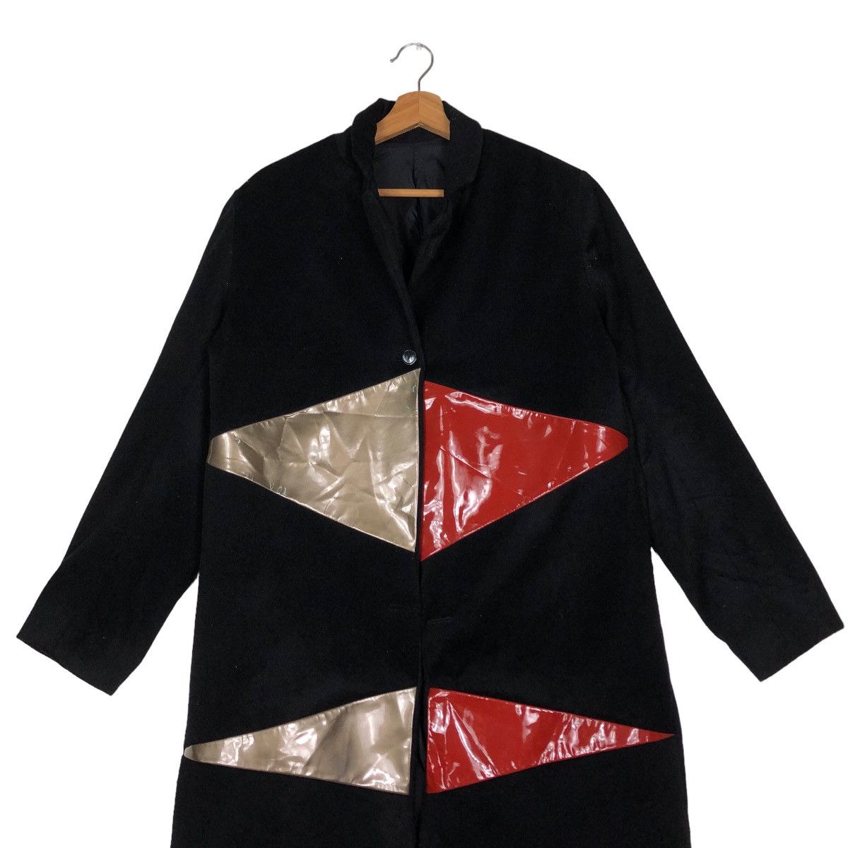 Japanese Brand 🔥Vtg Long Jacket Rare Design Inspire Yohji Yamamoto Japan Size US M / EU 48-50 / 2 - 4 Thumbnail