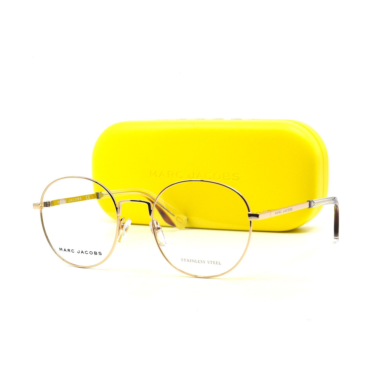 Marc Jacobs NEW MARC JACOBS MARC272 J5G GOLD AUTHENTIC EYEGLASSES FRAME Size ONE SIZE - 1 Thumbnail