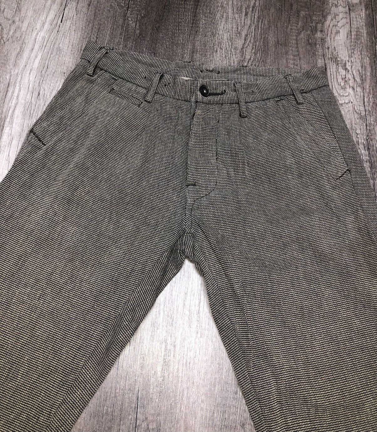 Designer VINTAGE DEVRED BUCKLE BACK SMART CASUAL PANT Size US 32 / EU 48 - 7 Thumbnail