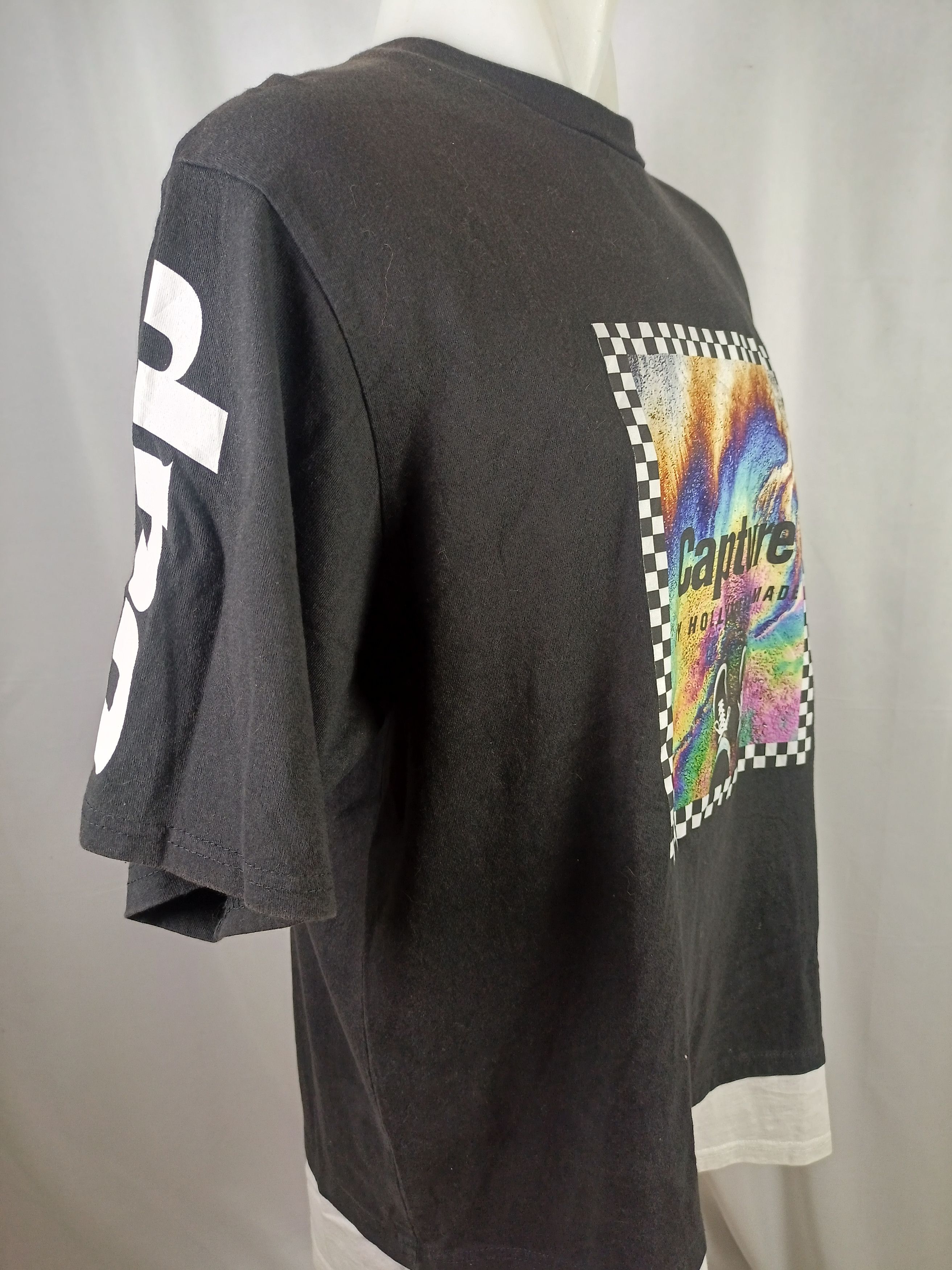 Japanese Brand CAPTURE BY HOLLYWOOD MADE Short Sleeve TShirt Size US L / EU 52-54 / 3 - 4 Thumbnail