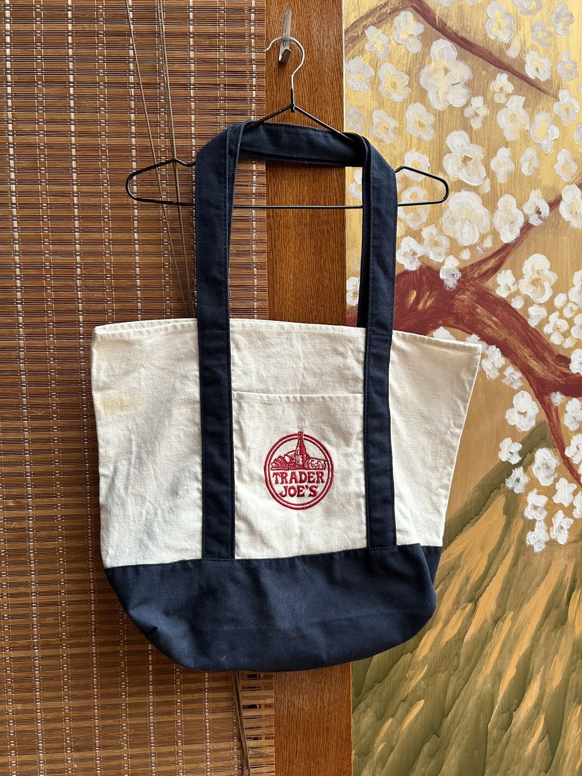 Vintage Traders Joes Large Tote Shopping Bag Size ONE SIZE - 2 Thumbnail