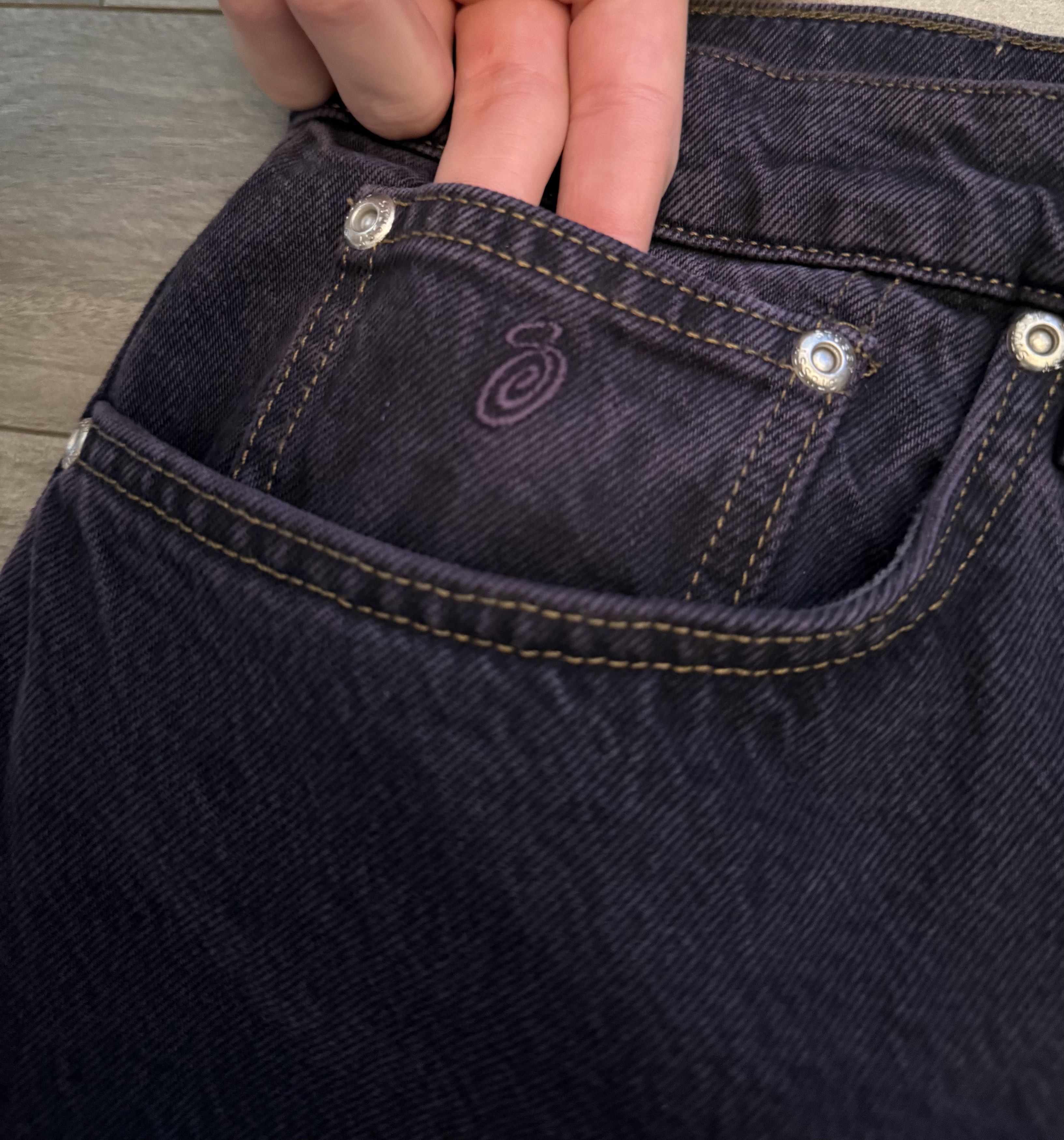 Stussy Stussy Big ol Jeans Purple Size US 38 / EU 54 - 4 Thumbnail