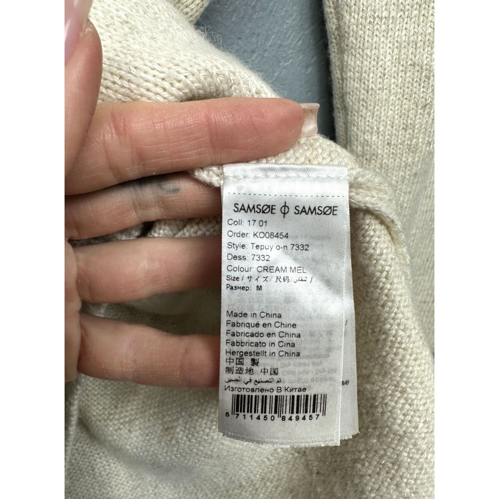 Vintage Samsoe & Samsoe Mens Knit Sweater Size M Size US M / EU 48-50 / 2 - 4 Thumbnail