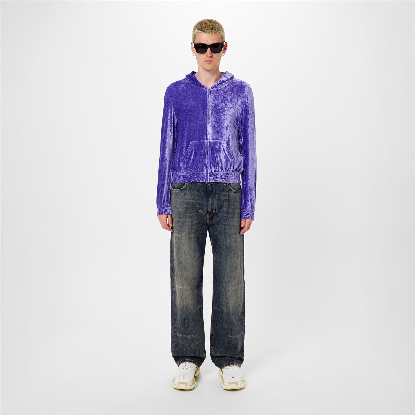 Balenciaga o1g2r1mq0226 Bootcut Jeans In Blue Size US 34 / EU 50 - 5 Thumbnail