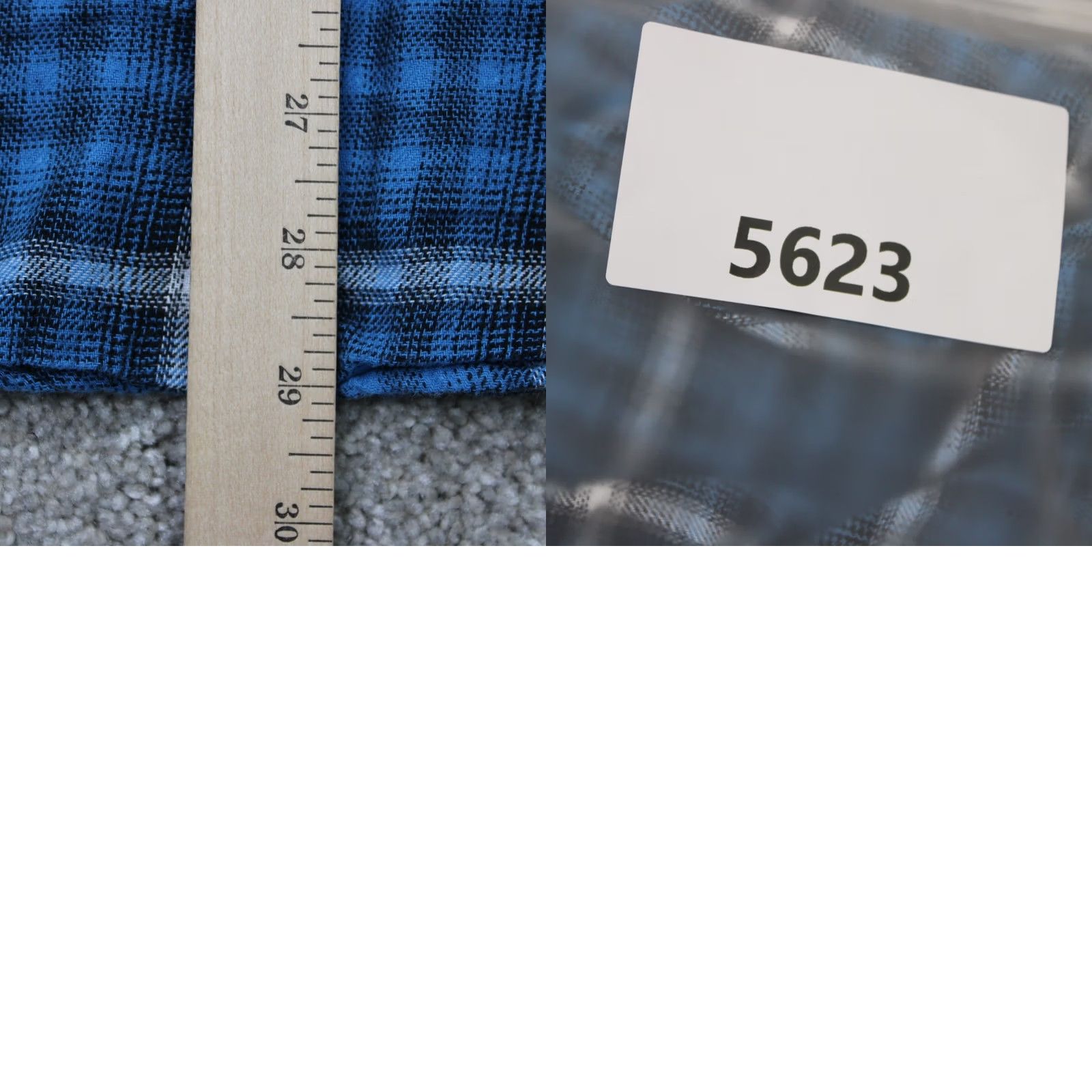 Wrangler Wrangler Shirt Mens 2XL Blue Pearl Snap Western Cotton L/S Flannel WRANGLER WRANCHER Cowboy Western Shirt Mens 2XL Blue Plaid Cotton Button-Up Wool? Size US XXL / EU 58 / 5 - 9 Thumbnail