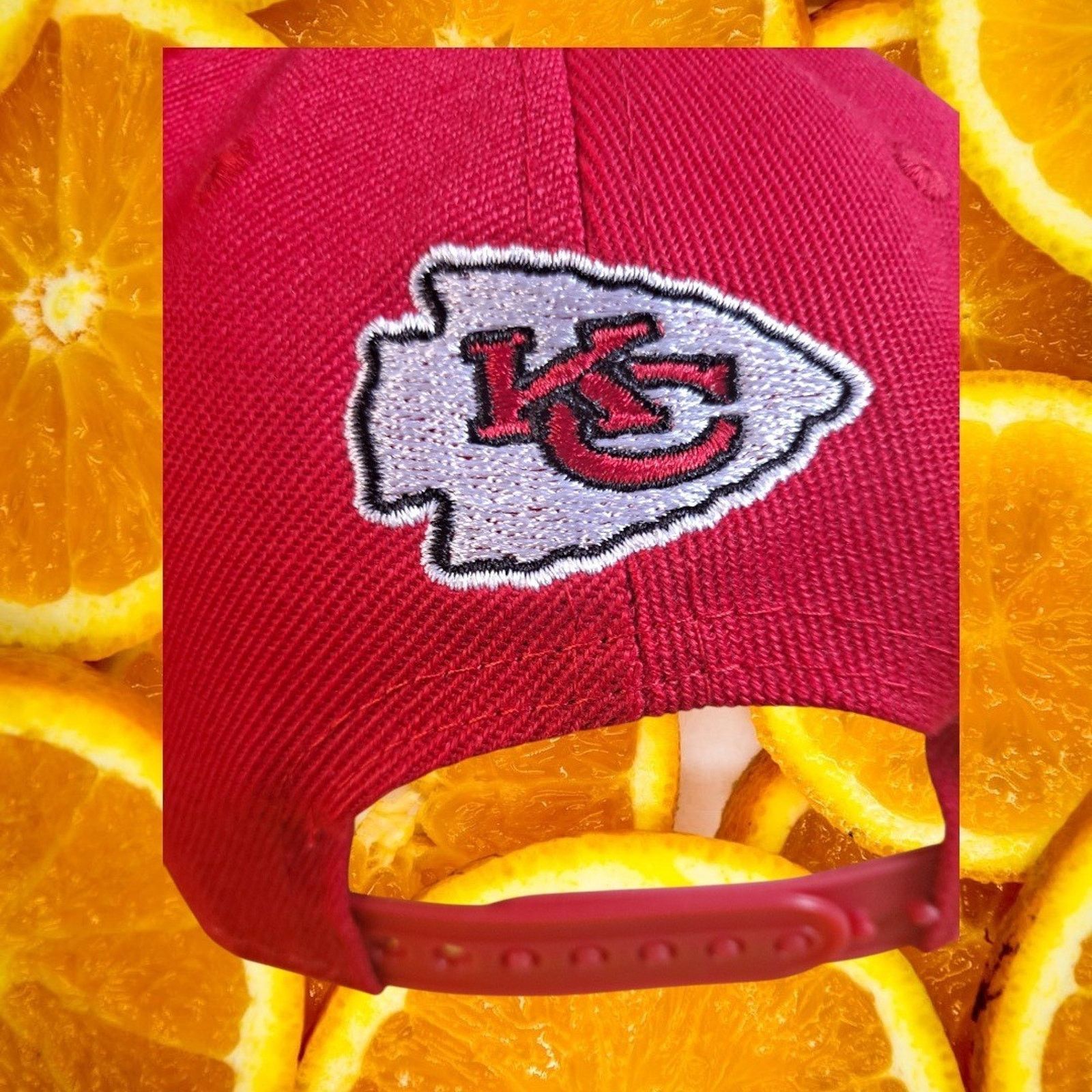 New Era Kansas City Chiefs New Era 9FIFTY NFL Hat Cap Snapback Red Size ONE SIZE - 5 Thumbnail