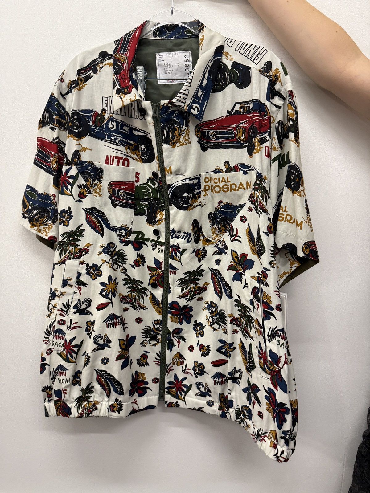 Sacai Sacai Hawaiian Car button down NWT Size US XL / EU 56 / 4 - 1 Thumbnail