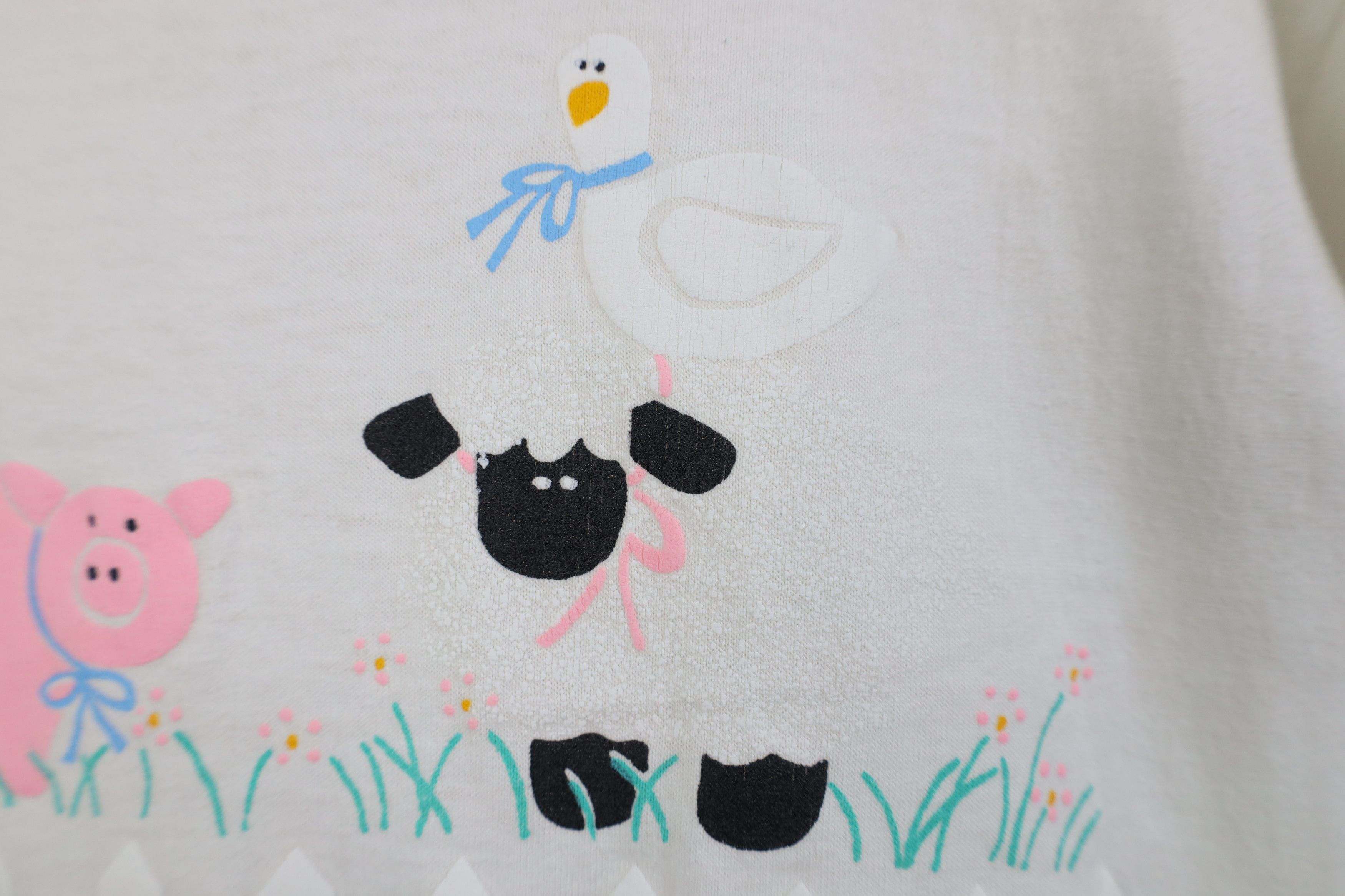 Vintage Vintage 90s Country Farmhouse Animal Farm T-Shirt USA Size L / US 10 / IT 46 - 6 Thumbnail