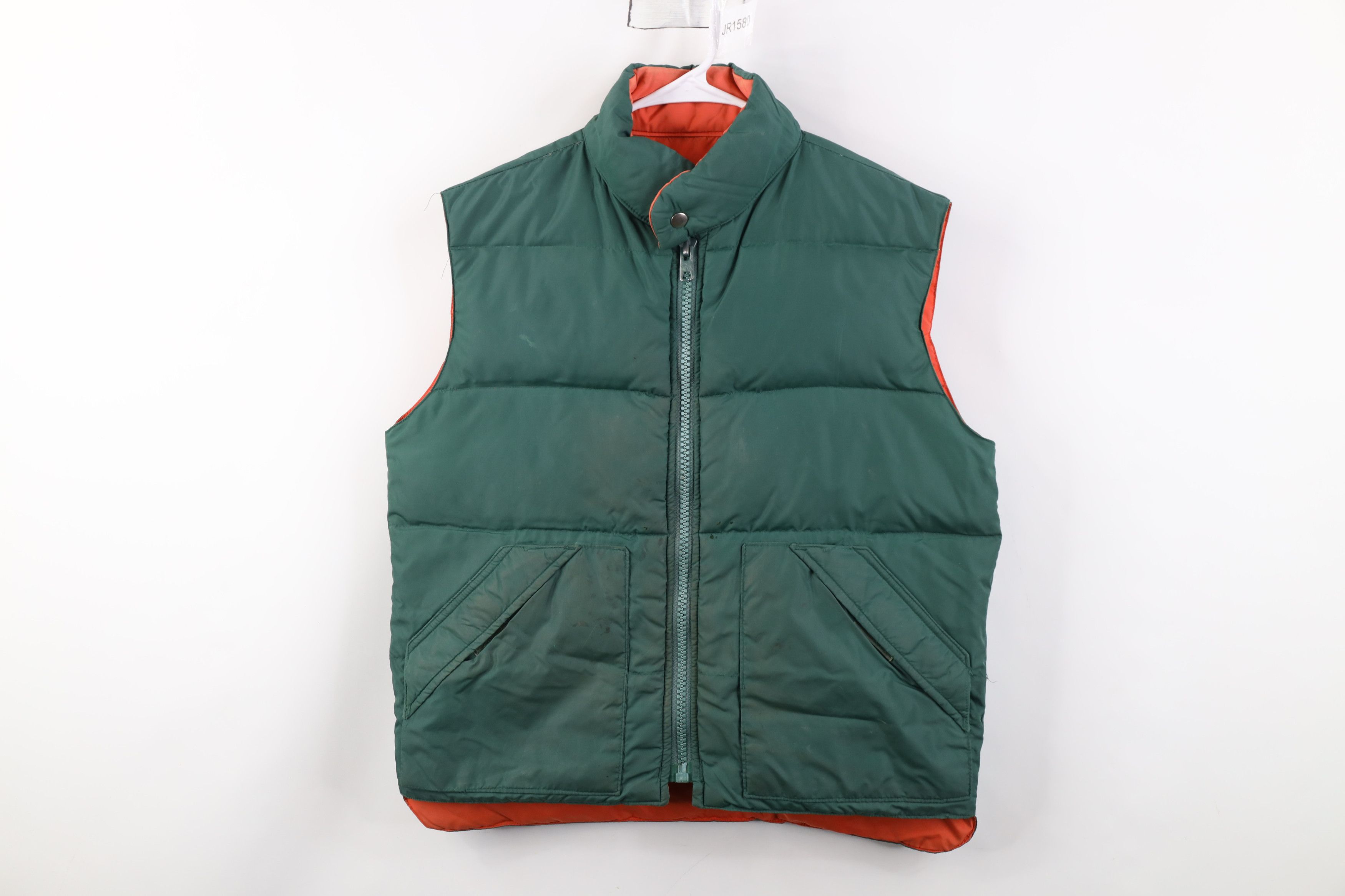 Vintage Vintage 70s Streetwear Reversible Duck Puffer Vest Jacket Size US M / EU 48-50 / 2 - 12 Thumbnail