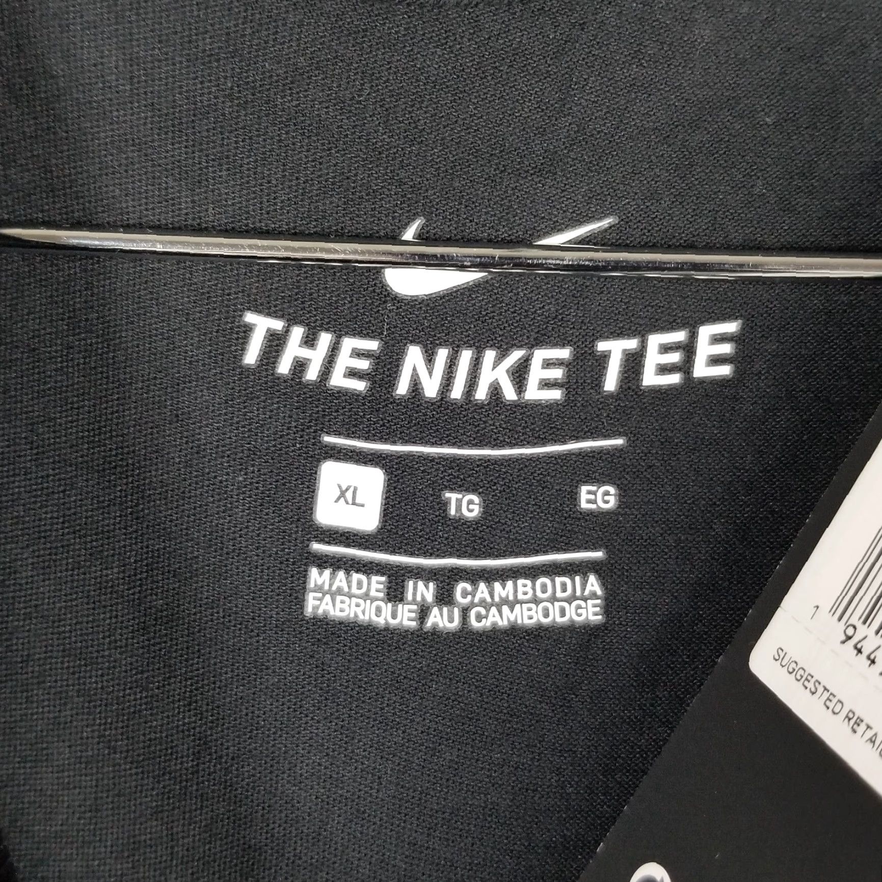 Nike Nike Sportswear T-Shirt Black Adult XL Crew Neck Casual Short Sleeve Activewear Mens Size US XL / EU 56 / 4 - 3 Thumbnail
