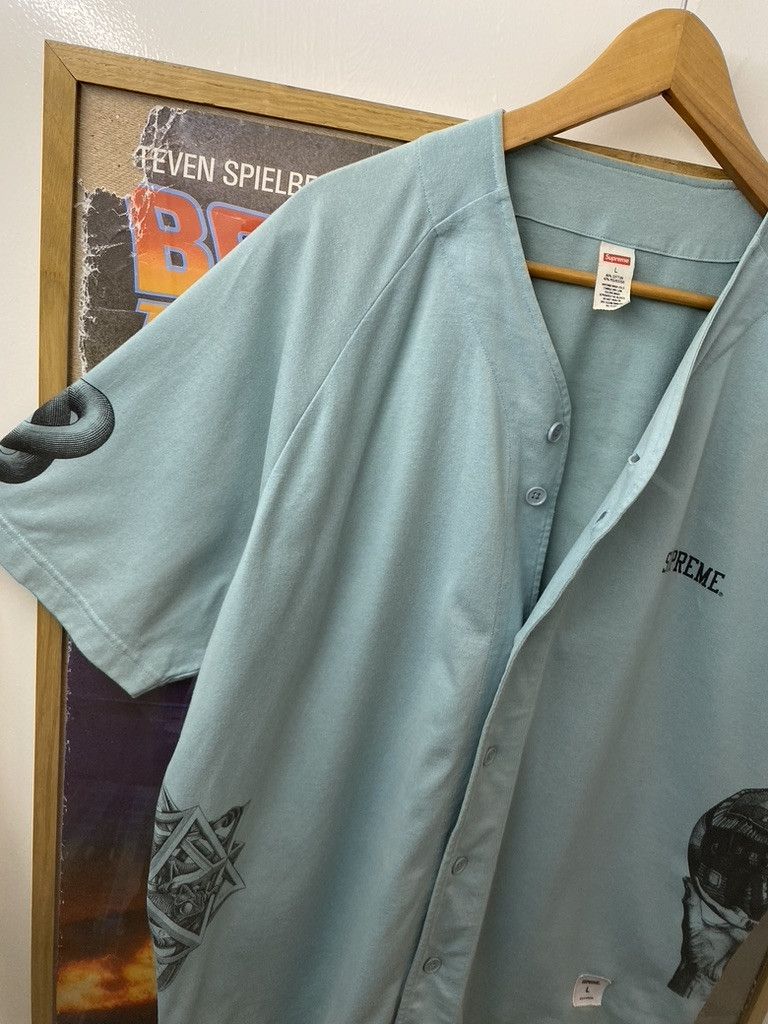 Supreme SS17 Supreme x M.C. Escher Art Collage Baseball Jersey Size US L / EU 52-54 / 3 - 3 Thumbnail