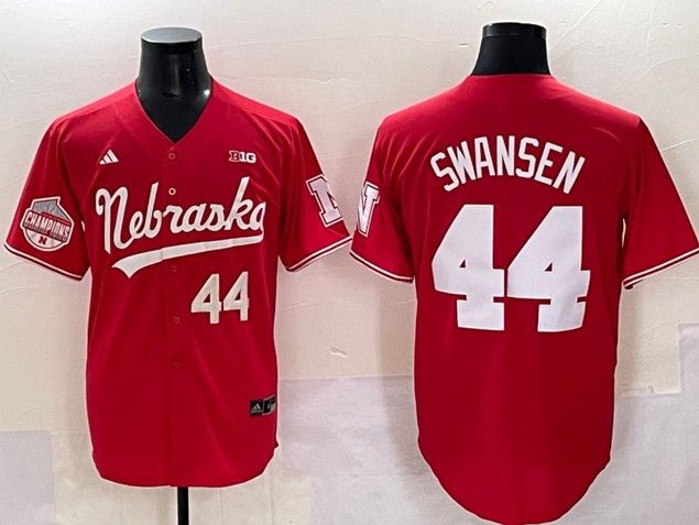 Other Men's Nebraska Huskers #44 Gabe Swansen Red Jersey Size US S / EU 44-46 / 1 - 1 Thumbnail