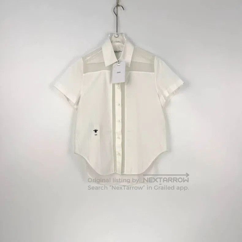 Dior Dior White Embroidered Bee Short. Size US XS / EU 42 / 0 - 3 Thumbnail
