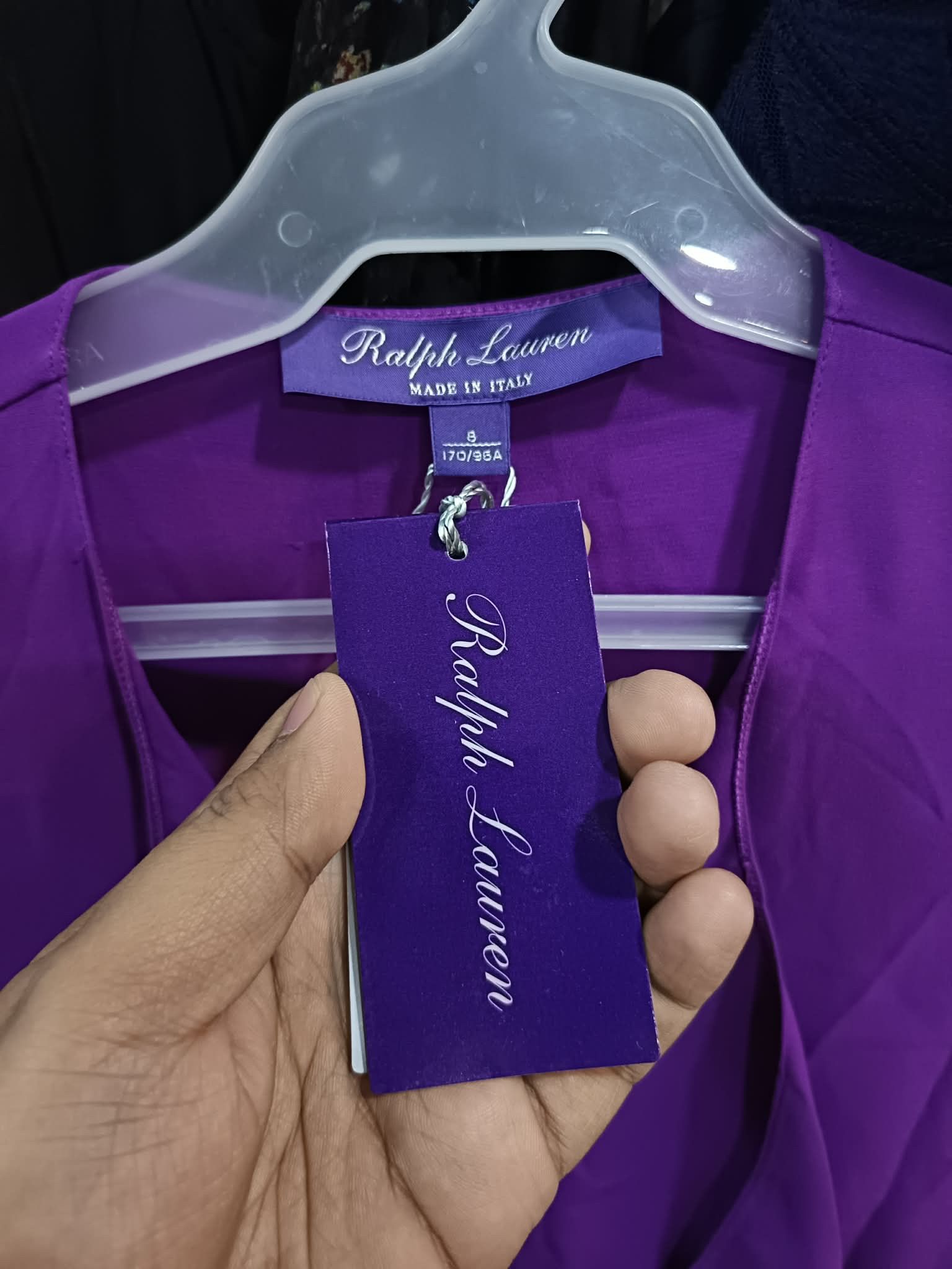 Ralph Lauren Purple Label Ralph Lauren Purple Label Mulberry Silk Dress Purple Size M / US 6-8 / IT 42-44 - 3 Thumbnail