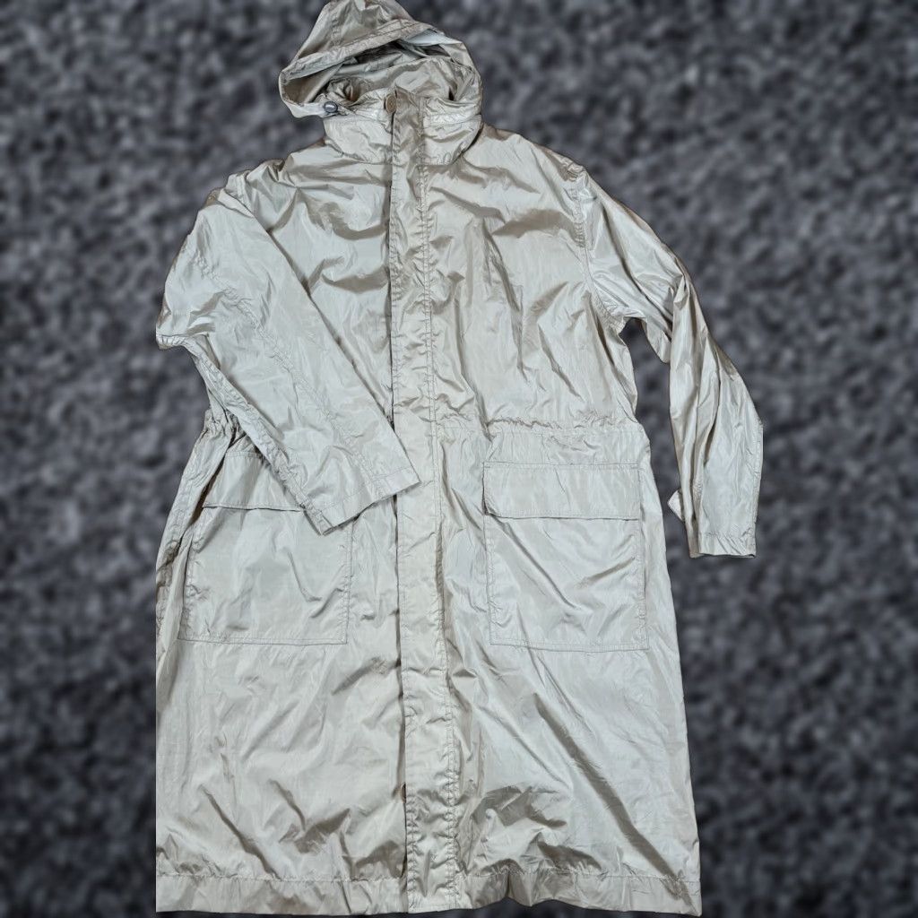 Ralph Lauren VTG Ralph Lauren Trench Coat Mens XL Beige Nylon Long Lightweight Hooded Coat Size US XL / EU 56 / 4 - 1 Thumbnail