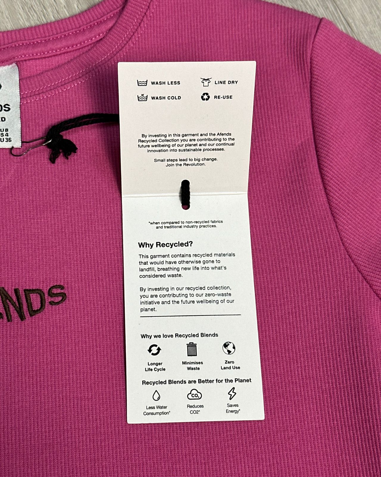 Afends BNWT Afends - Harlow - Recycled Rib Cropped Tee - Size Small Size S / US 4 / IT 40 - 8 Thumbnail