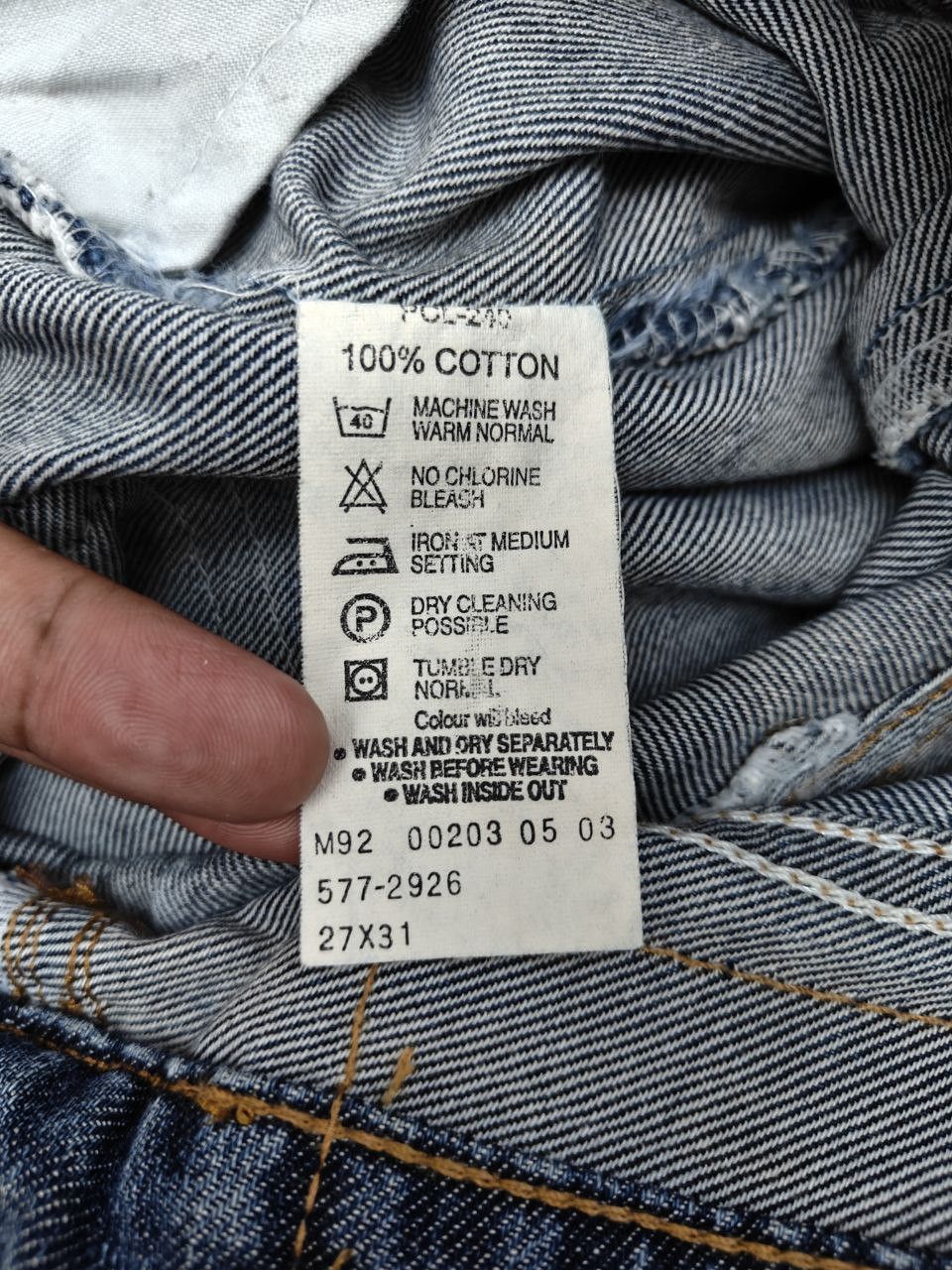 Levi's Made & Crafted Vintage Levi's 577 Flare Denim Size 27" / US 4 / IT 40 - 8 Thumbnail