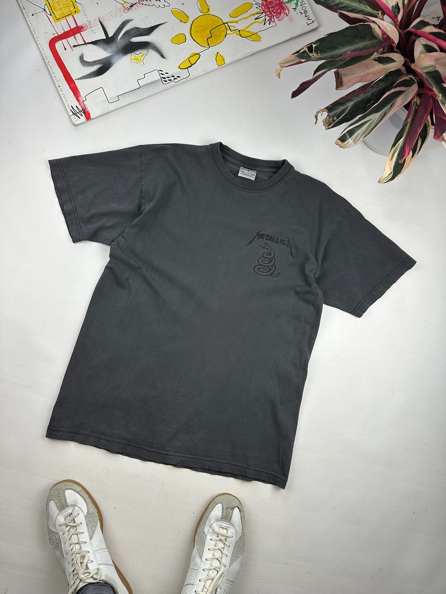 Band Tees OG Metallica Black Album Shirt vintage band faded tee Size US M / EU 48-50 / 2 - 2 Thumbnail