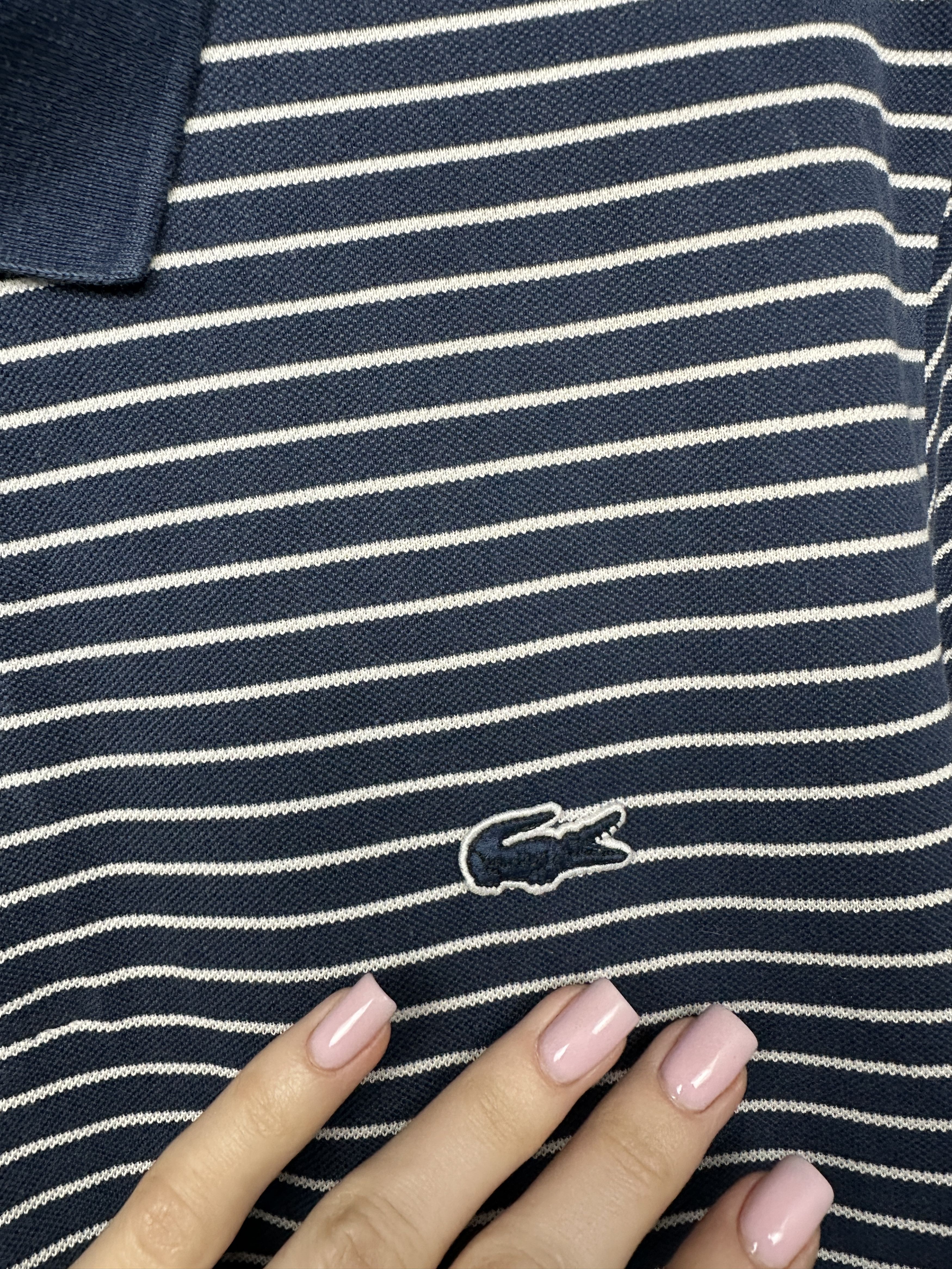 Lacoste Lacoste Mens Striped Polo Shirt Size XL Size US XL / EU 56 / 4 - 3 Thumbnail